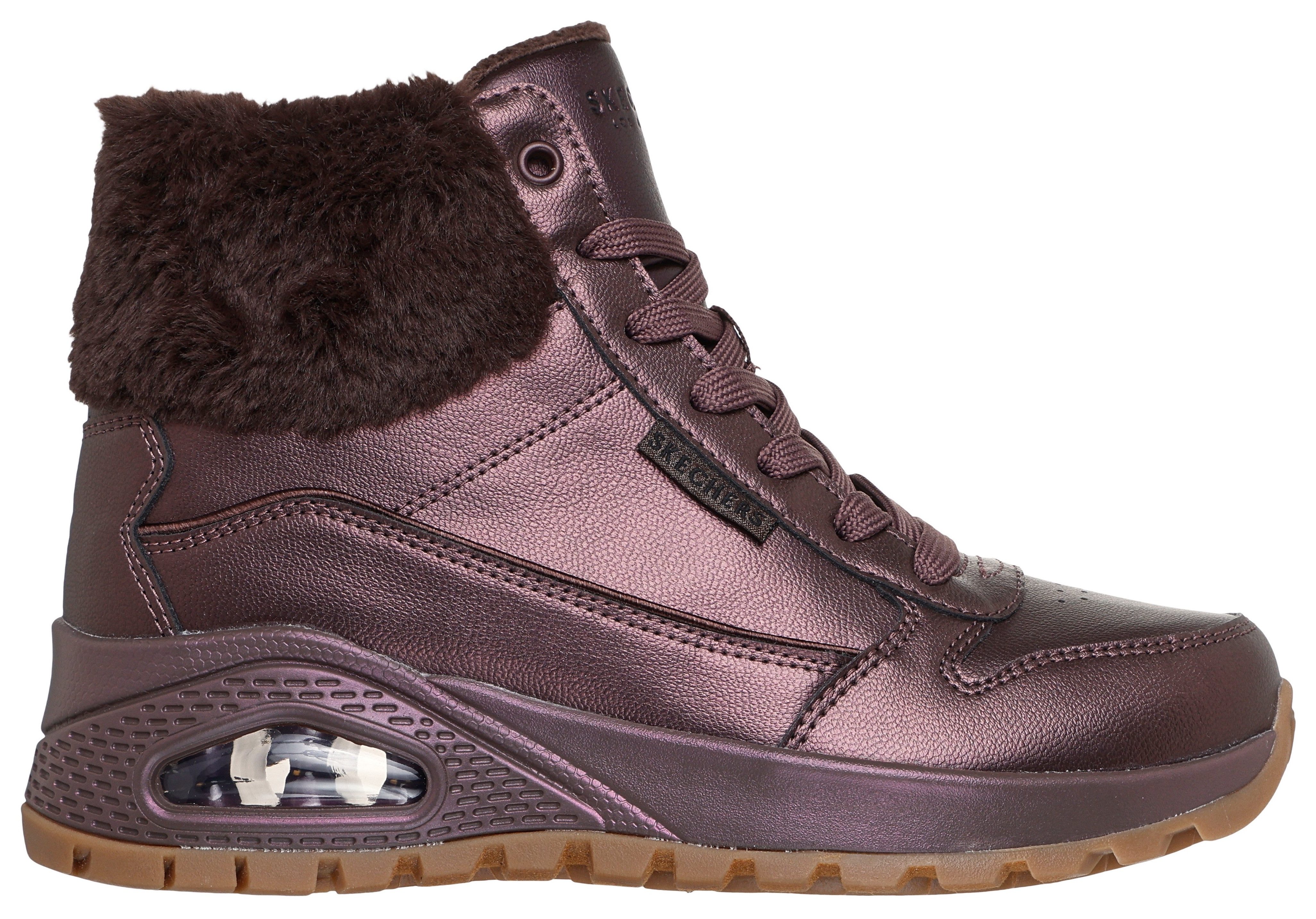 Skechers UNO RUGGED - GALACTIC HEIGHTS Winterboots Schnürboots, Sneaker mit Keilabsatz