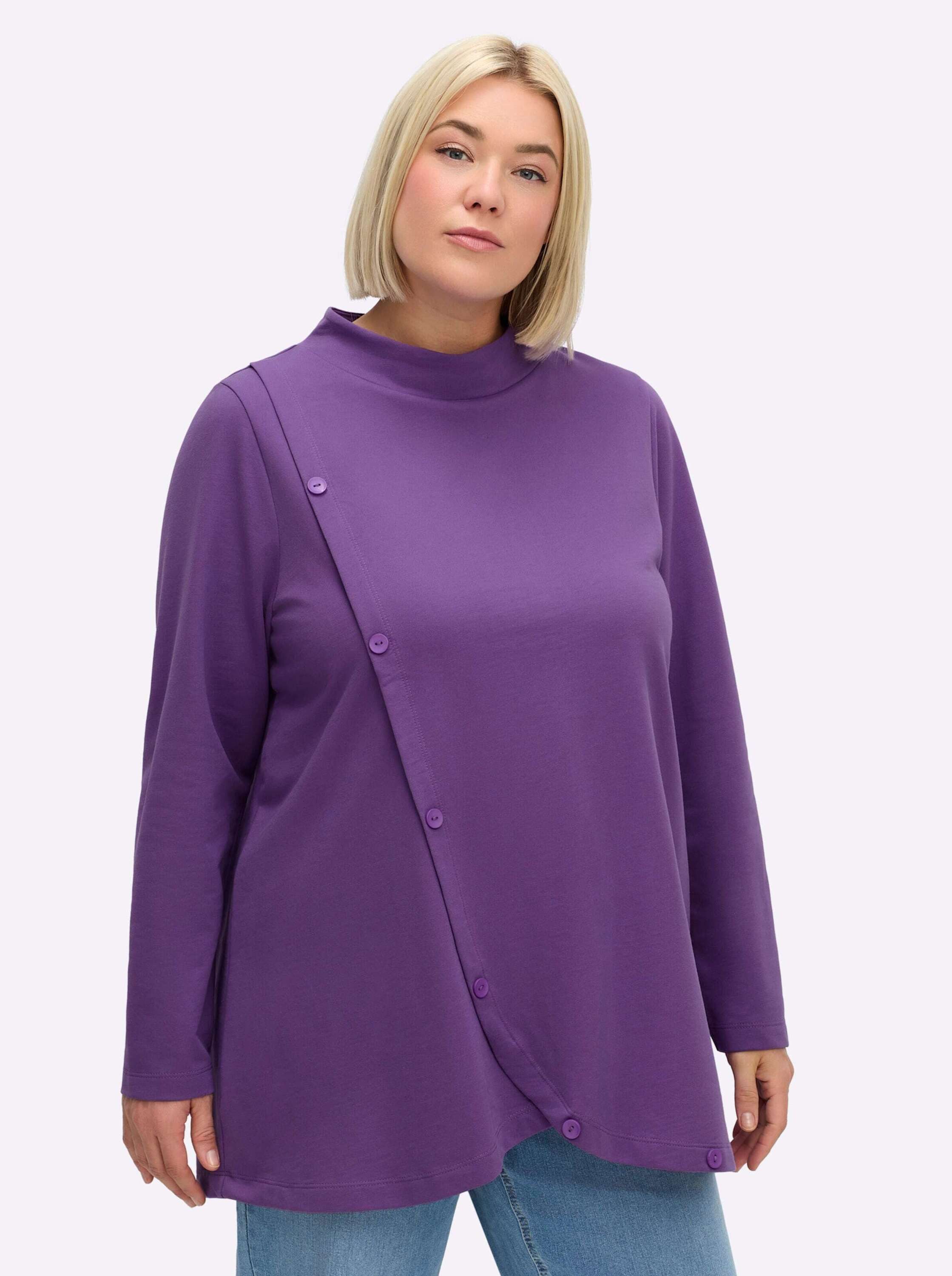 Sheego Sweater Sweatshirt Langarm günstig online kaufen