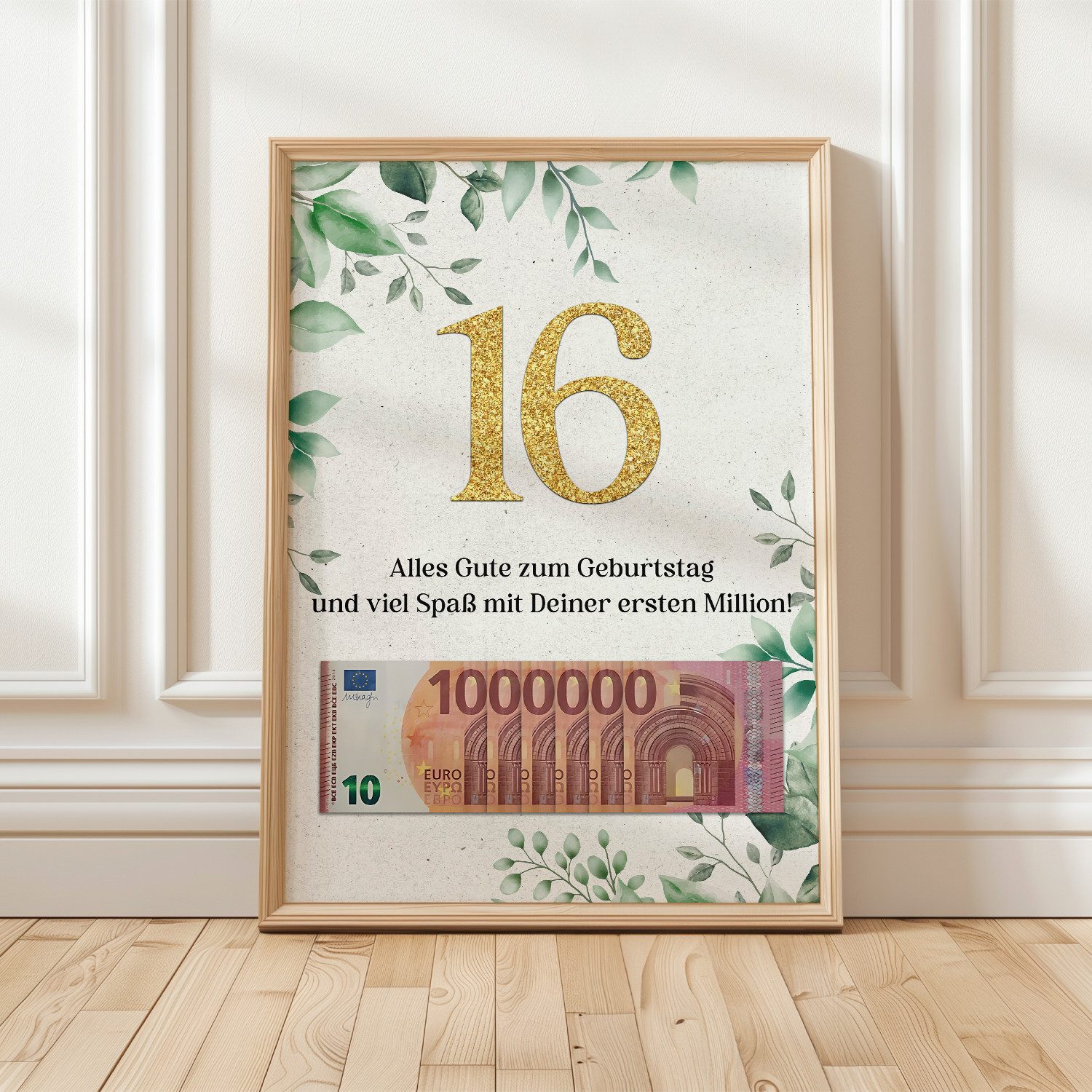 Tigerlino Poster Geburtstag Geldgeschenk Männer Frauen günstig online kaufen