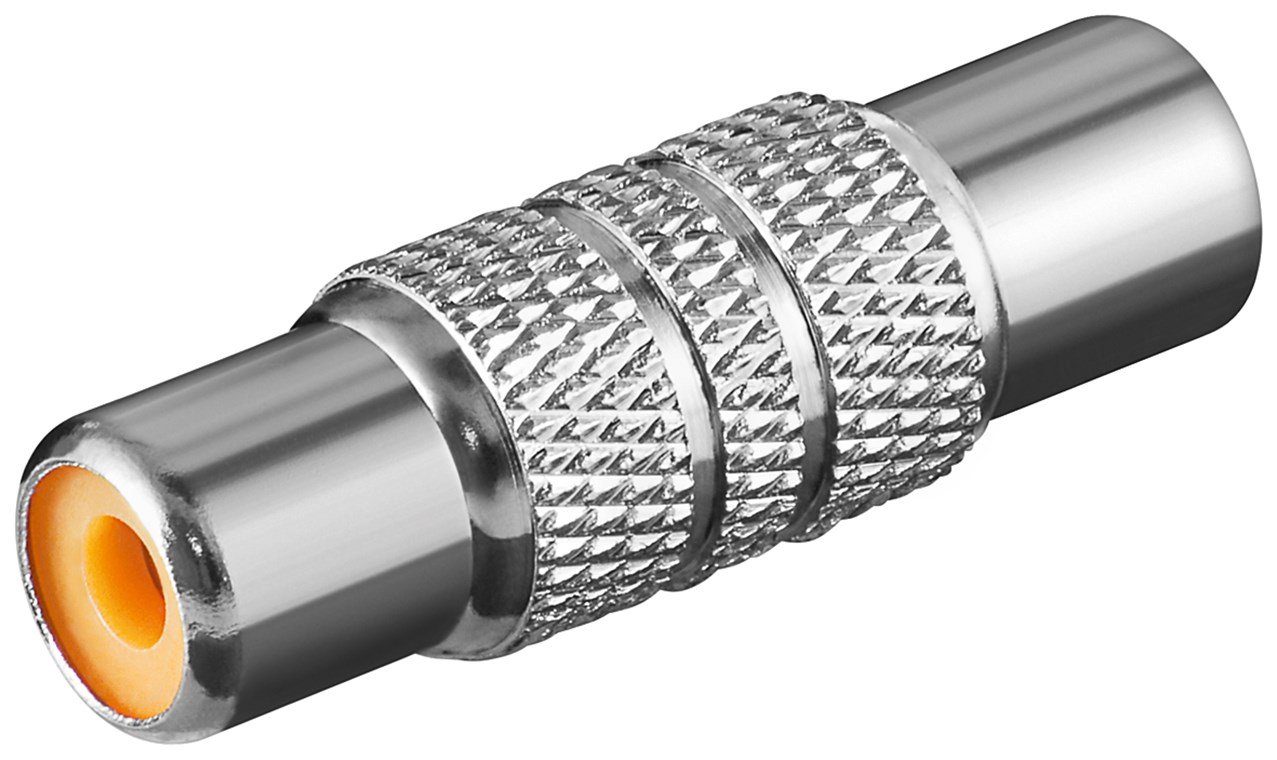 Cinch-Adapter, Buchse zu Buchse, Metallausführung - 1x Cinch-Buchse > HDMI-Kabel