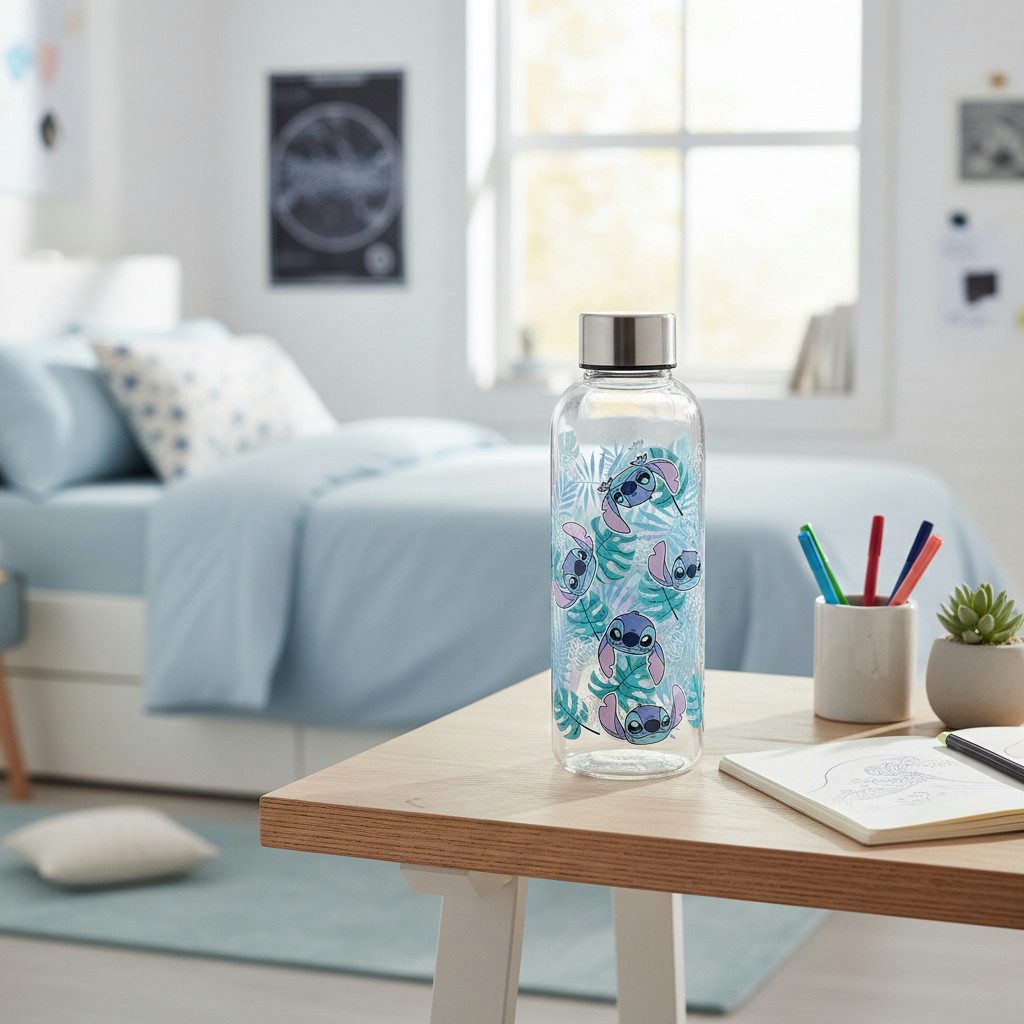Disney Trinkflasche Disney Stitch Wasserflasche Trinkflasche Flasche XL 850 ml