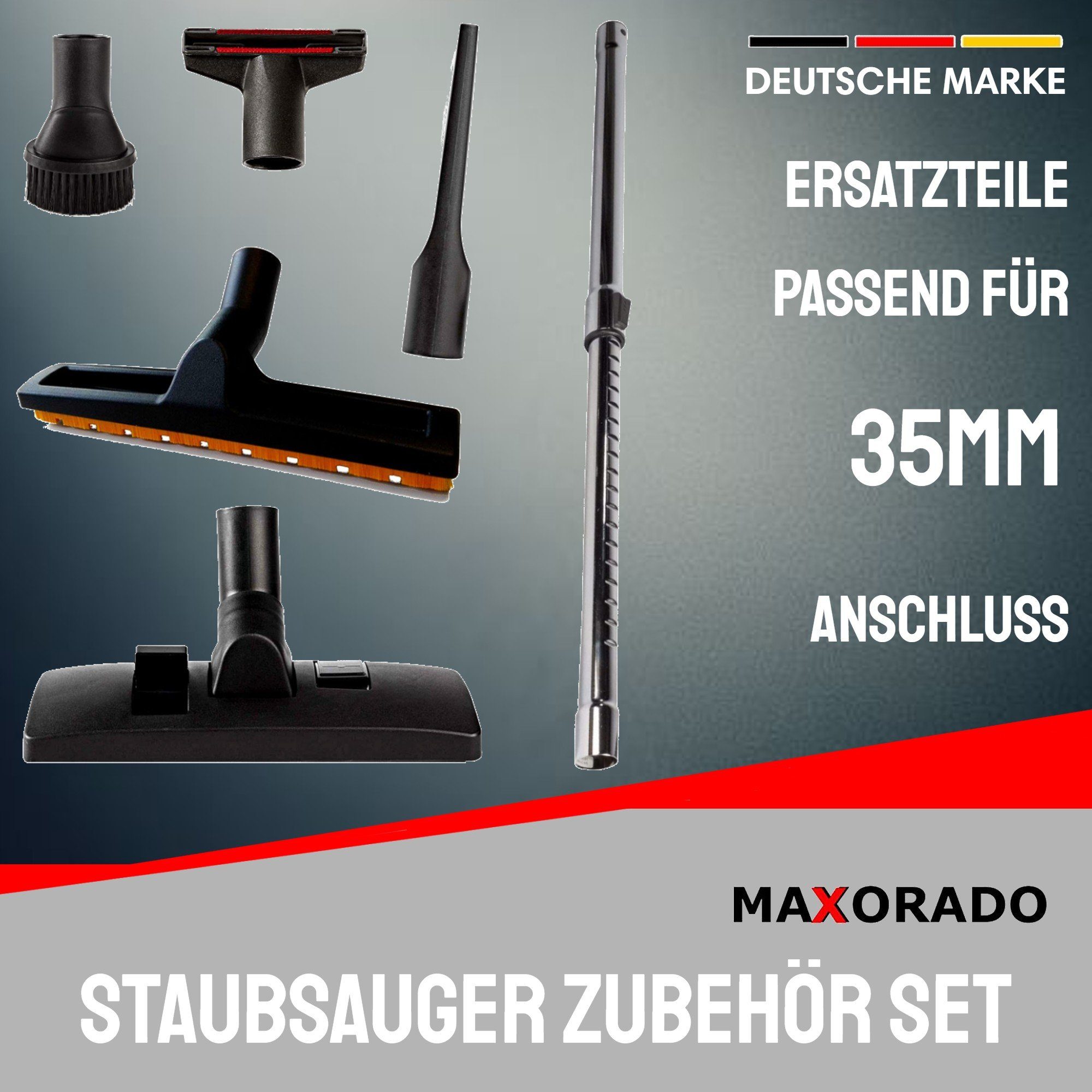 XL Staubsauger Staubsaugerrohr Te Kärcher Me Tact Zubehör Set Maxorado 35mm 75/1 H NT für I
