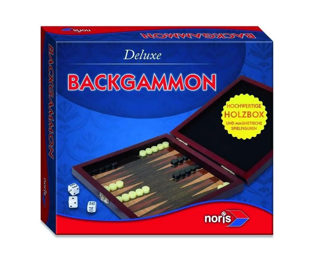 Noris Spiel Deluxe Reisespiel Backgammon