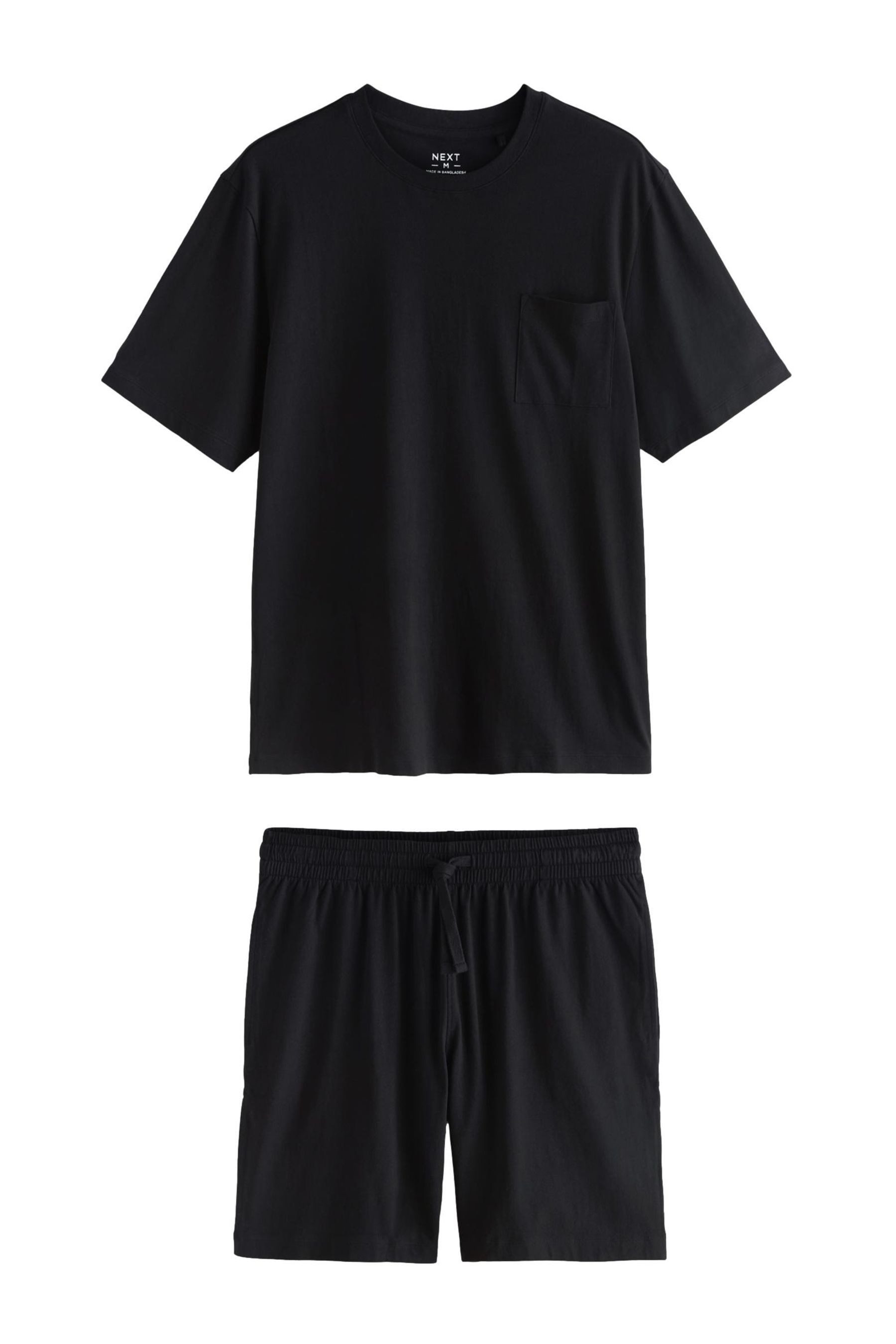 Pyjama Kurzärmeliges Jersey-Schlafanzug