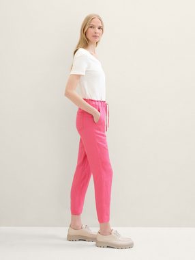 TOM TAILOR Culotte Lockere Hose mit Leinen