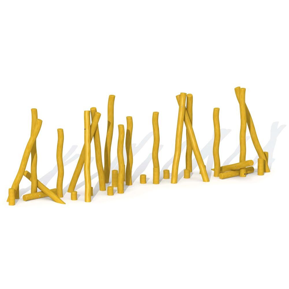 Europlay Balancetrainer Balancierpfad Dschungel, Vielseitiges Gerät zum Klettern, Balancieren und Co.