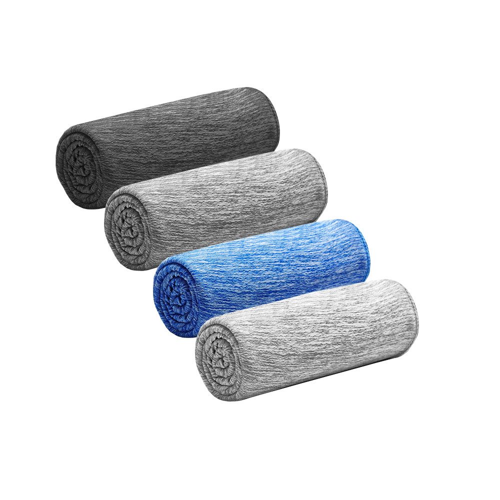 nsihing Sporthandtuch 4Pack Kühlendes Handtuch, Eis-Sport-Handtuch, kühles Handtuch, (4-St), für sofortige Kühlung, für Yoga, Reisen, Golf, Fitness (100x 30cm)
