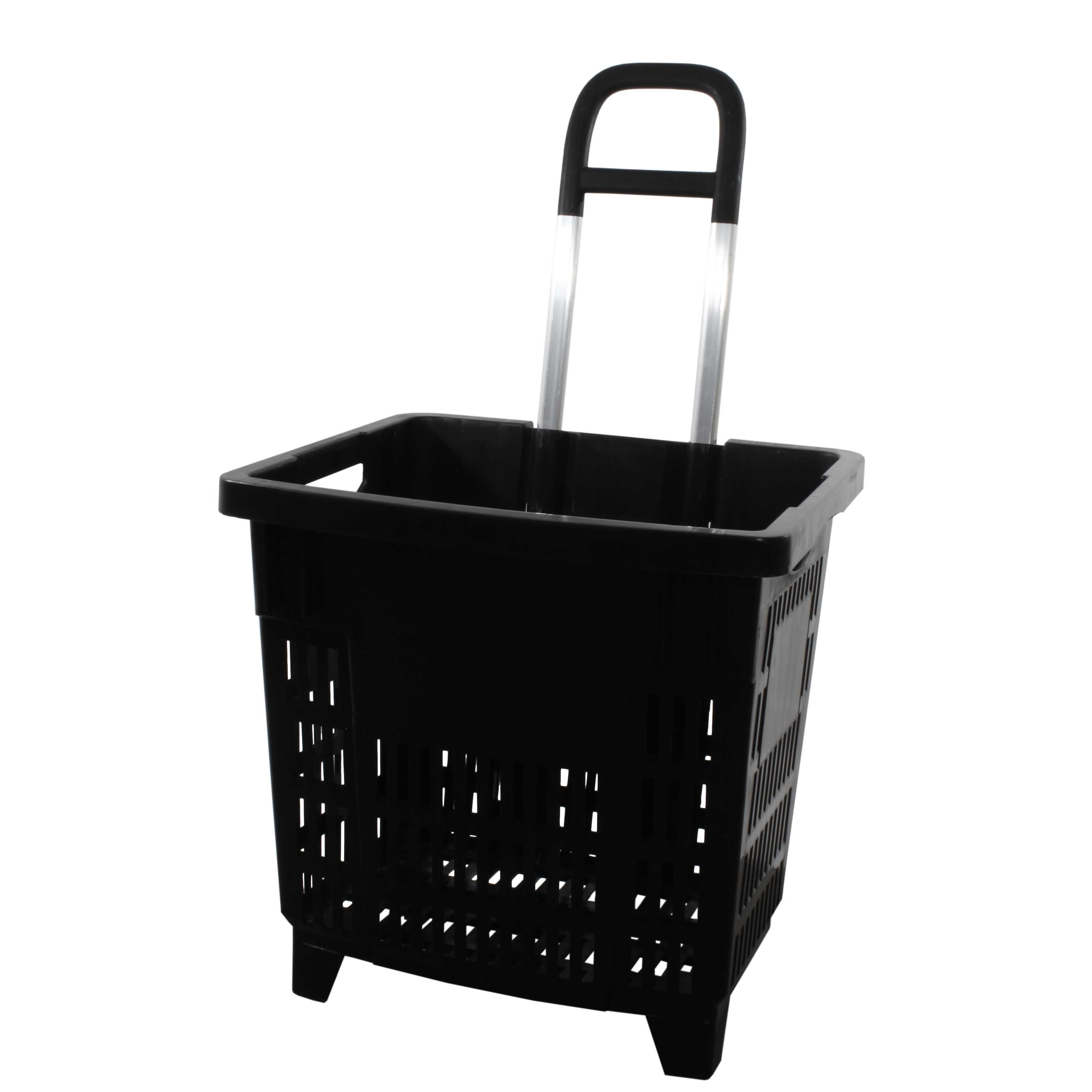 GERSO Einkaufskorb Einkaufstrolley Einkaufskorb m. Rollen 55L, 55 l, 0