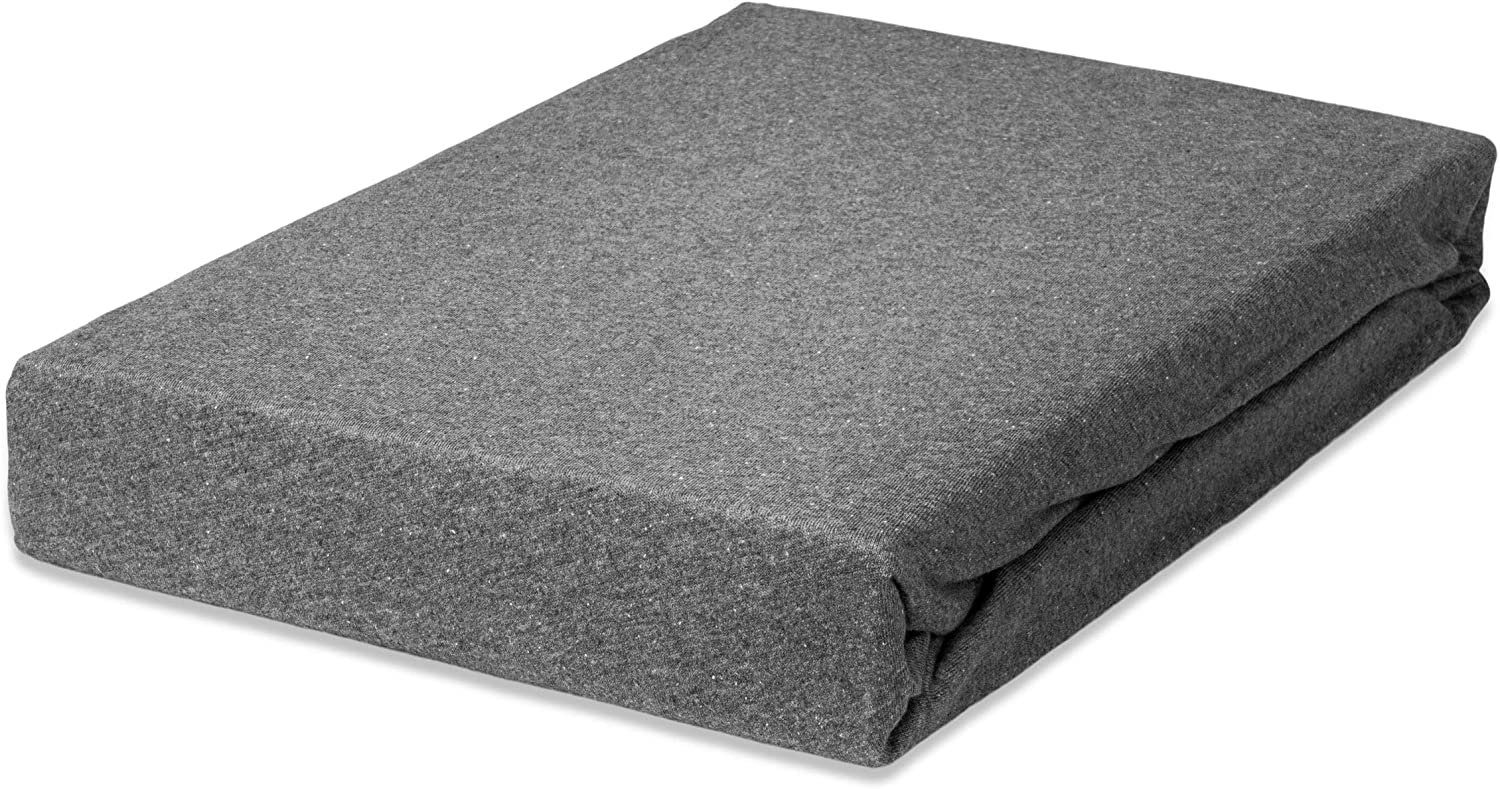 Hometex Premium Textiles Spannbettlaken Meliertes Spannbettlaken, günstig online kaufen