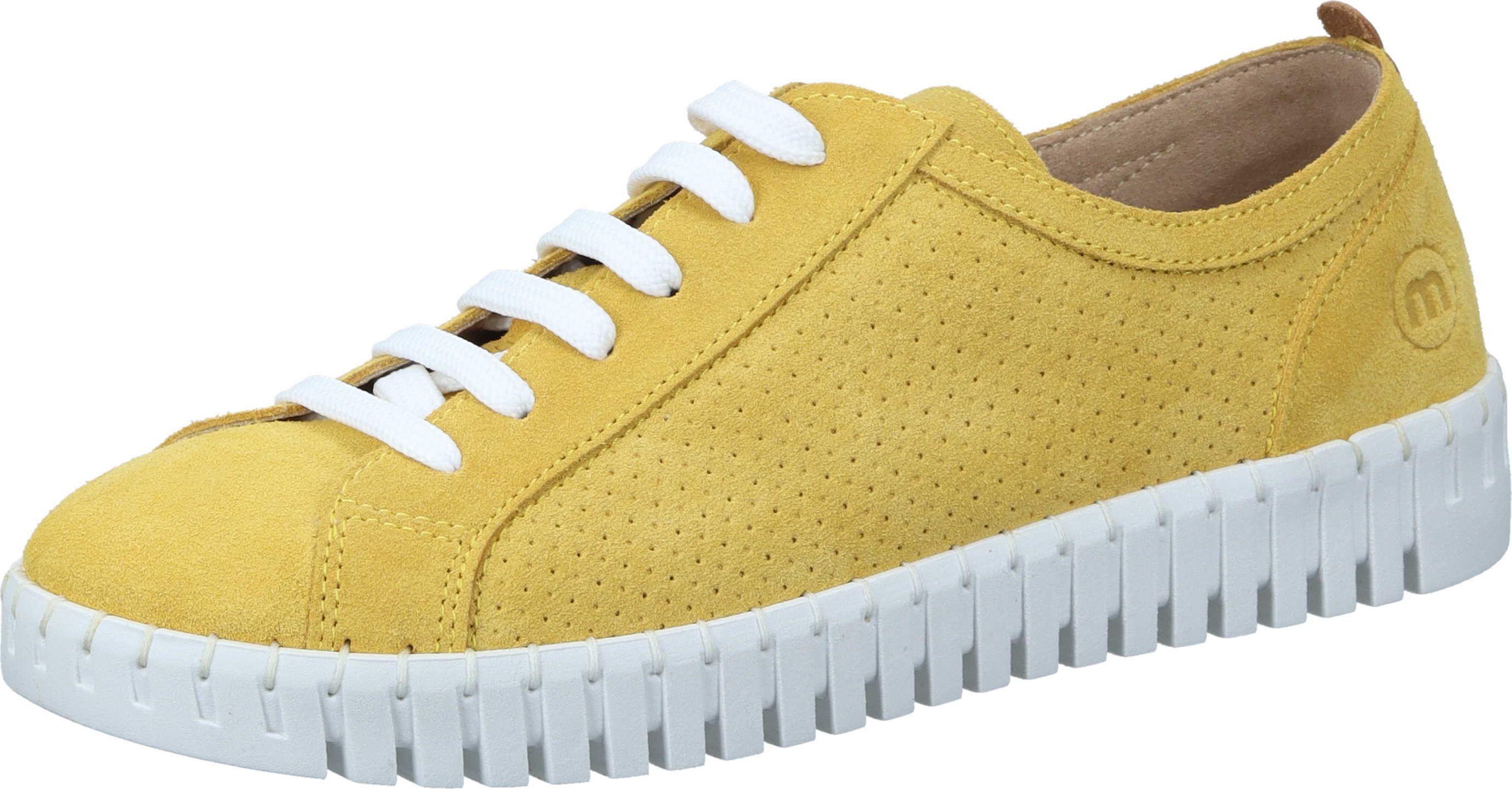 Manitu Schnürer Schnürschuh aus Veloursleder