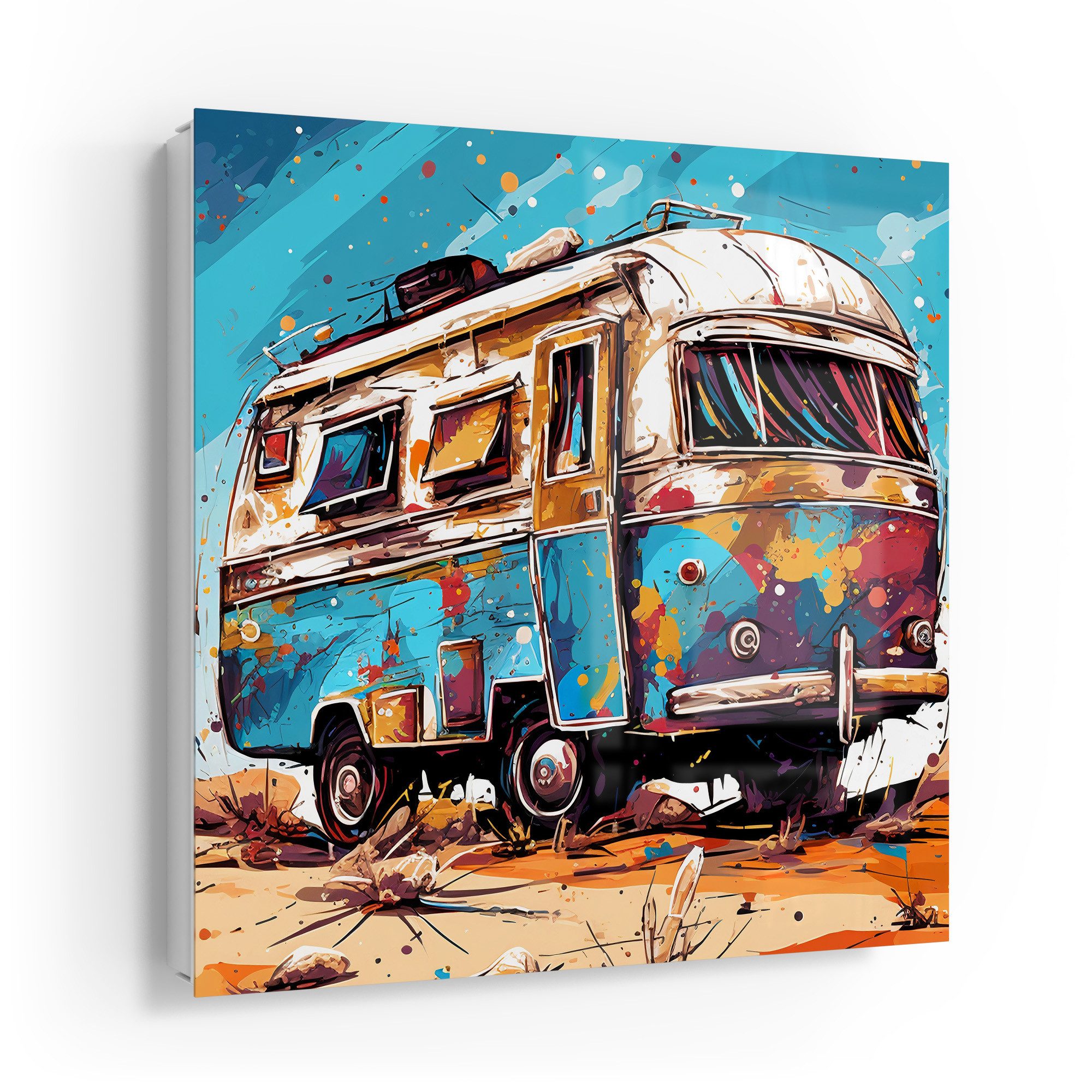 DEQORI Schlüsselkasten 'Wüstenroadtrip', Glas Schlüsselbox modern günstig online kaufen