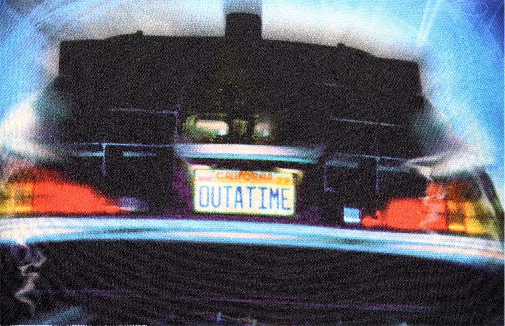 SD Toys Dekokissen Zurück in die Zukunft Kissen Delorean Roads 45 cm