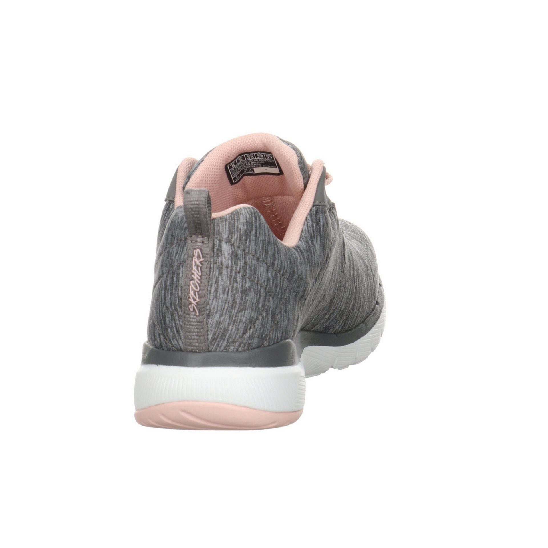 Schnürschuh Pink lt Sneaker Skechers (20202382) Flex Appeal Damen Textil Sneaker 3.0 Schuhe Grey