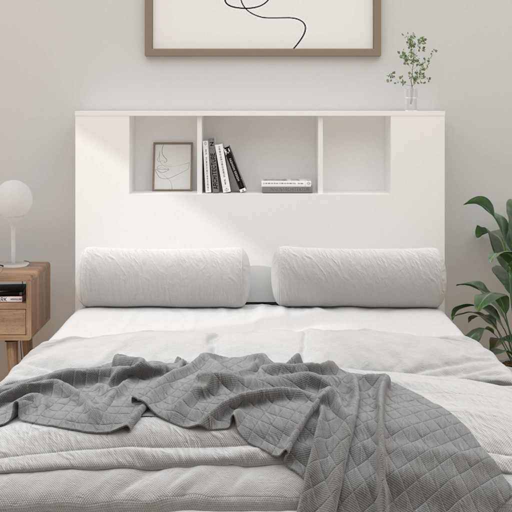 vidaXL Bett Kopfteilschrank Weiß 120 x 18,5 x 102,5 cm (1-tlg)
