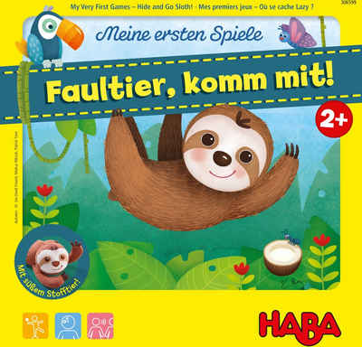 Haba Spielesammlung, Kleinkindspiel »Meine ersten Spiele, Faultier, komm mit!«