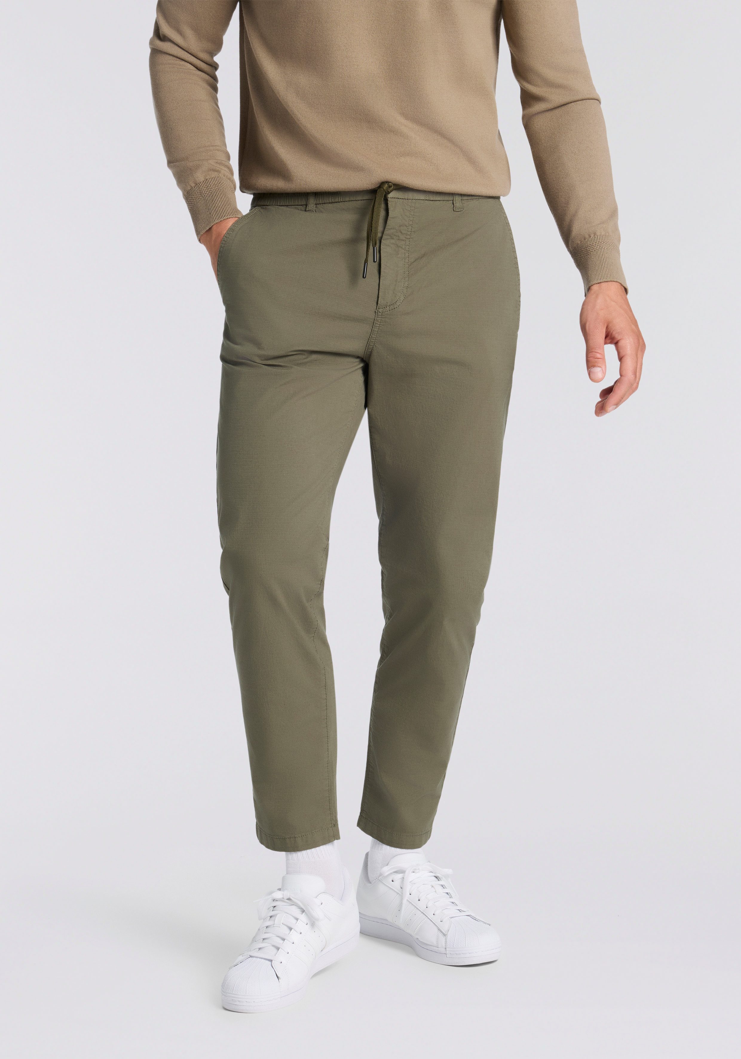 BOSS ORANGE Chinohose tapered DS tapered fit, elastischer Bund mit Kordelzu günstig online kaufen