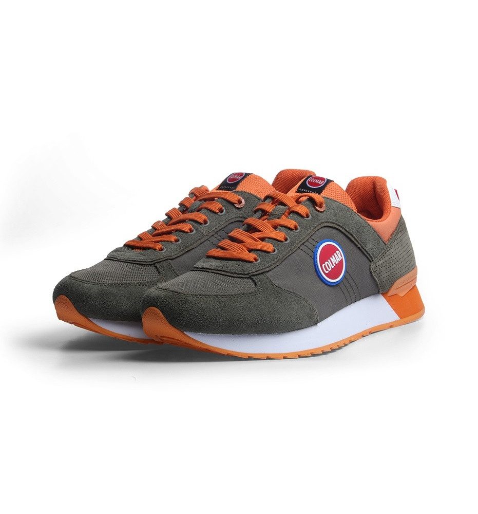 Colmar Travis Authentic militärgrün/orange Herren Sneaker
