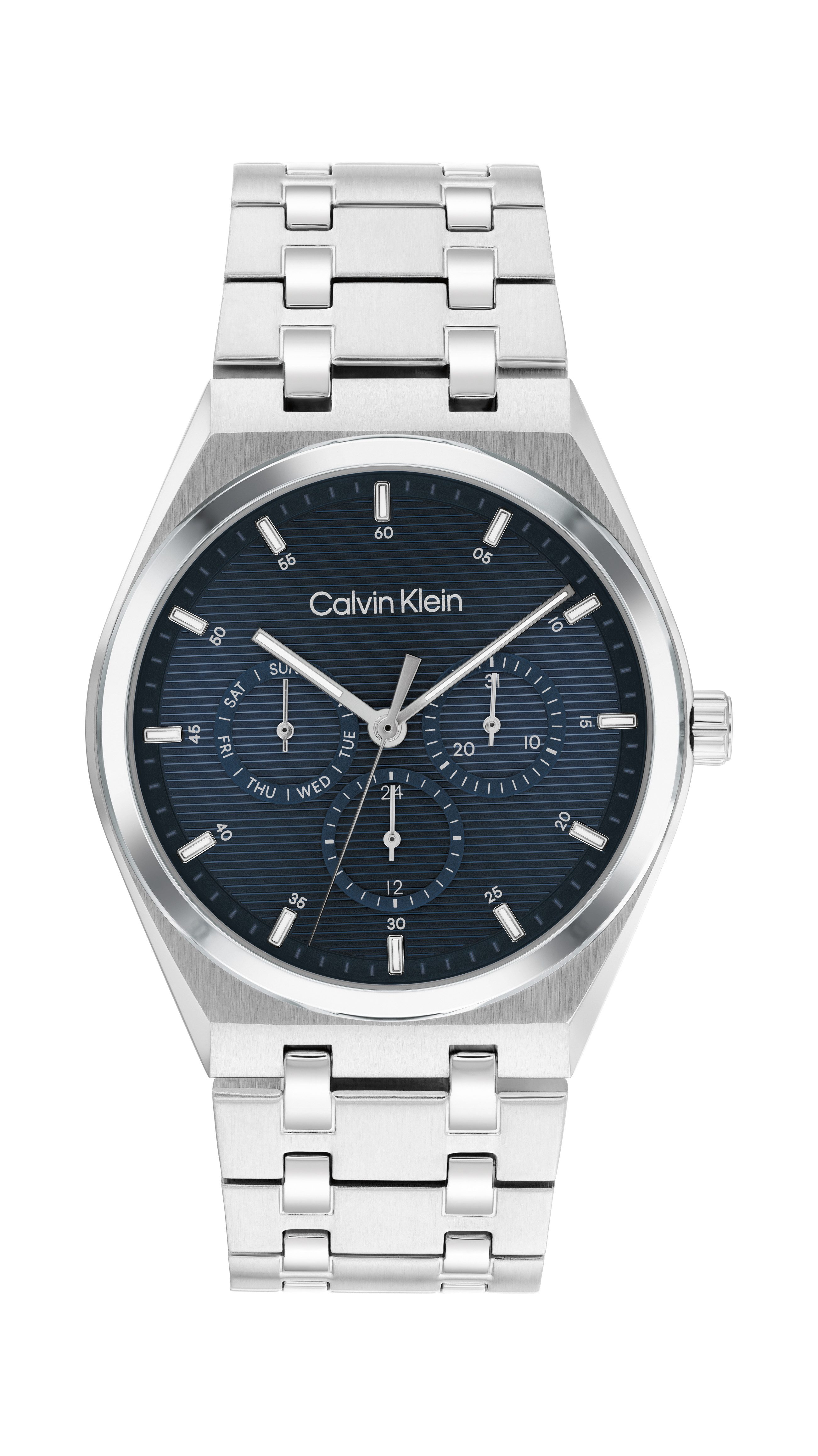 Calvin Klein Multifunktionsuhr CK MOTION 25200520, Quarzuhr, Armbanduhr, Damenuhr, Herrenuhr, Edelstahlarmband, analog
