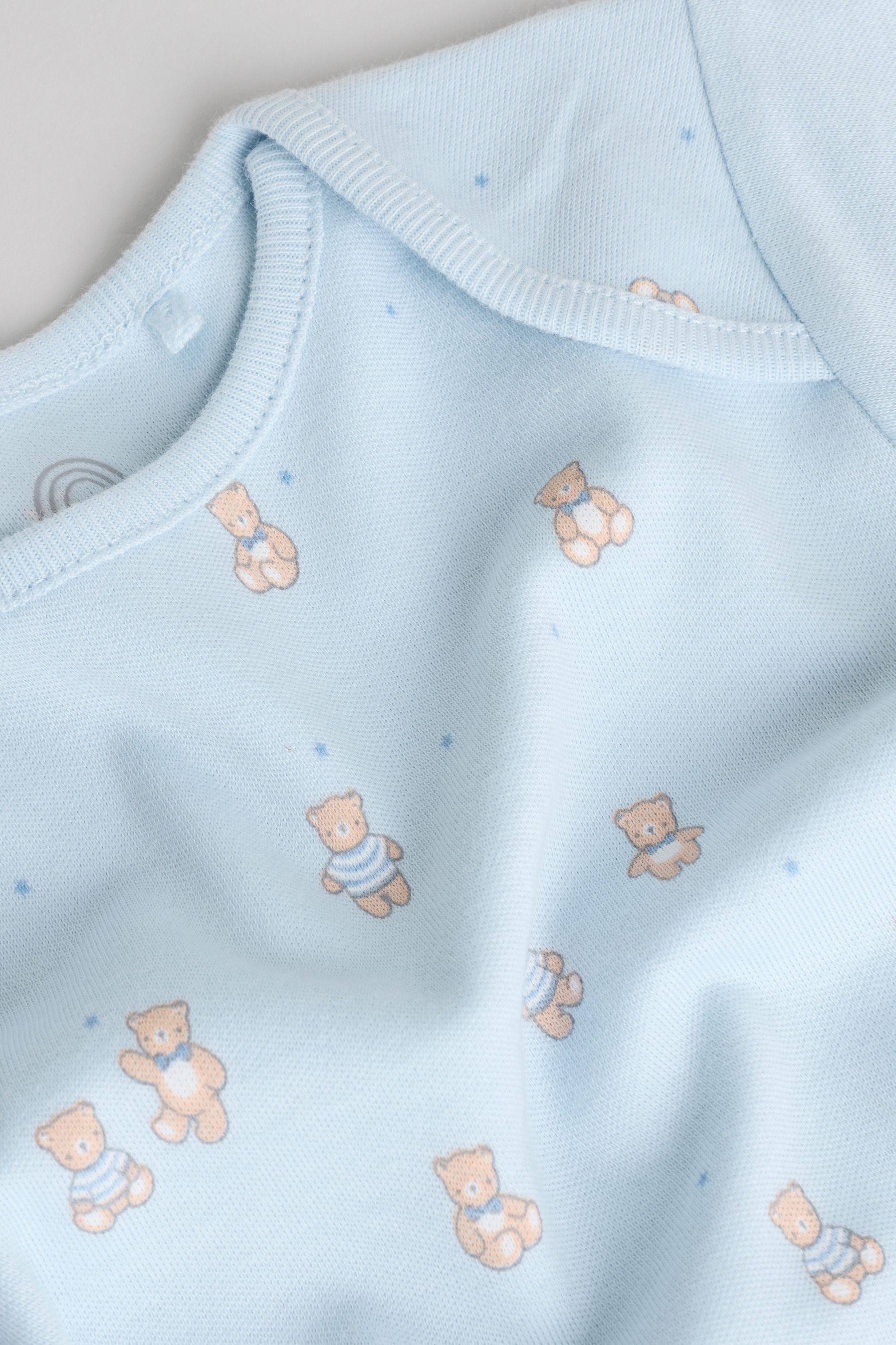 Next Kurzarmbody Kurzärmelige Baby-Bodysuits, 7er-Pack, Bär (7-tlg)