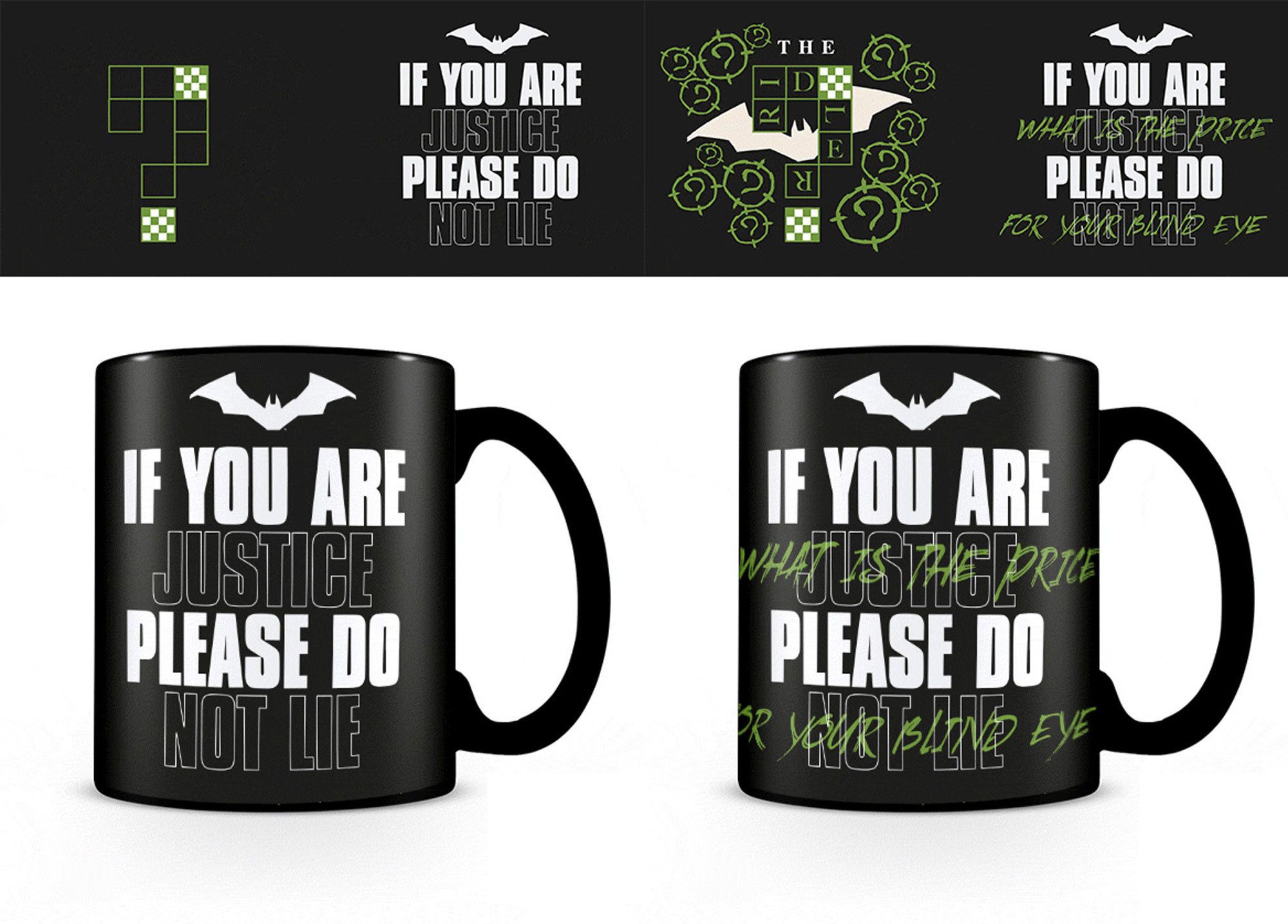Tasse Batman - Heat-Changing Mugs - The Riddler