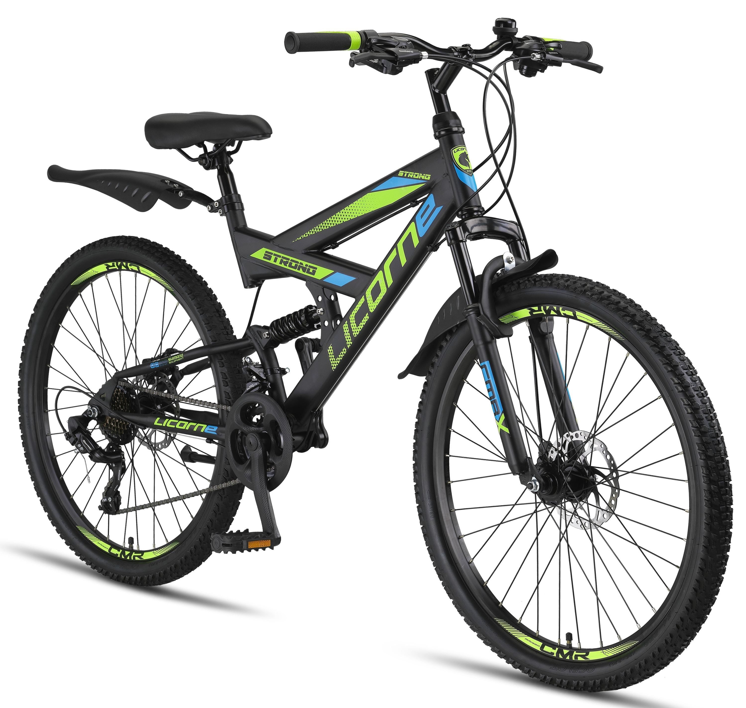 Licorne Bike Mountainbike Licorne Bike Strong 2D Premium Mountainbike in 26, 27,5 und 29 Zoll