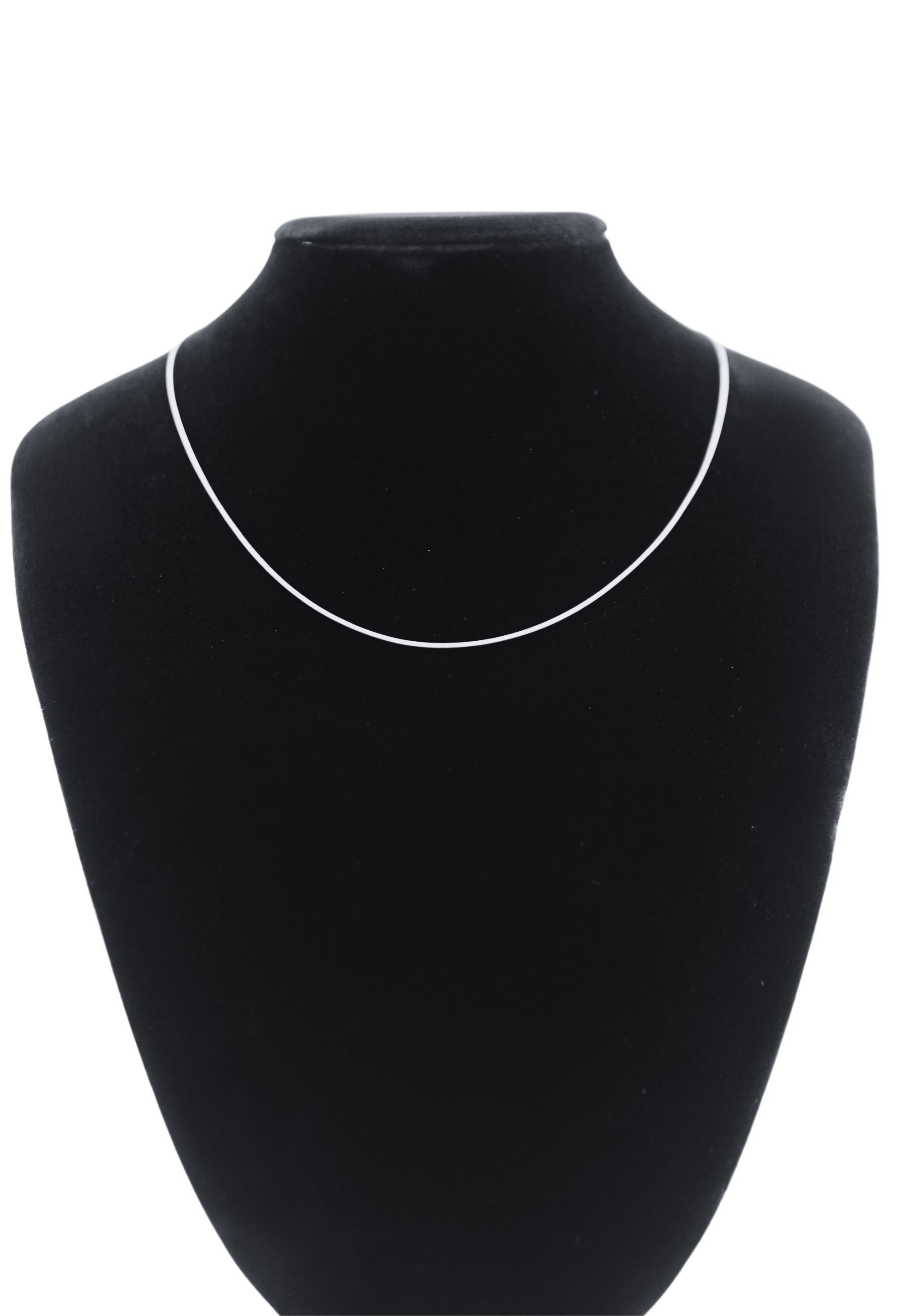 Adelia´s Edelstahlkette Damen Edelstahl Schmuck Edelstahl Schlangen Halskette Ø 1 mm, Edelstahlschmuck für Damen