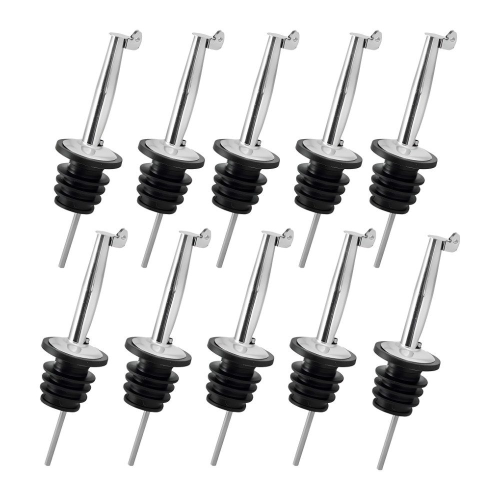 Layba Flaschenausgießer LAYBA Flaschenausgießer 10er-Set Silber