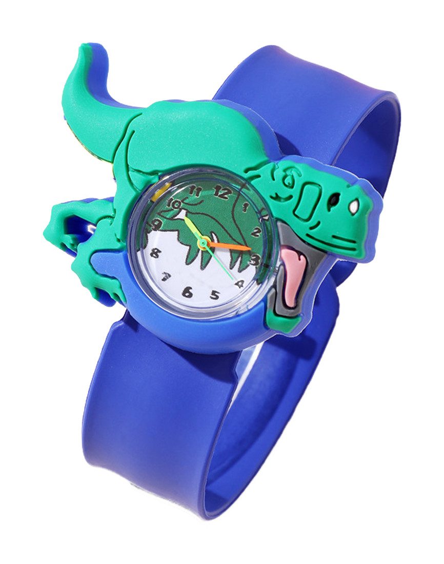 Einkaufszauber Quarzuhr Kinder Armbanduhr Dinosaurier Dunkelblau Kinder Armbanduhr Dinosaurier Dunkelblau, Dinosaurier Armband