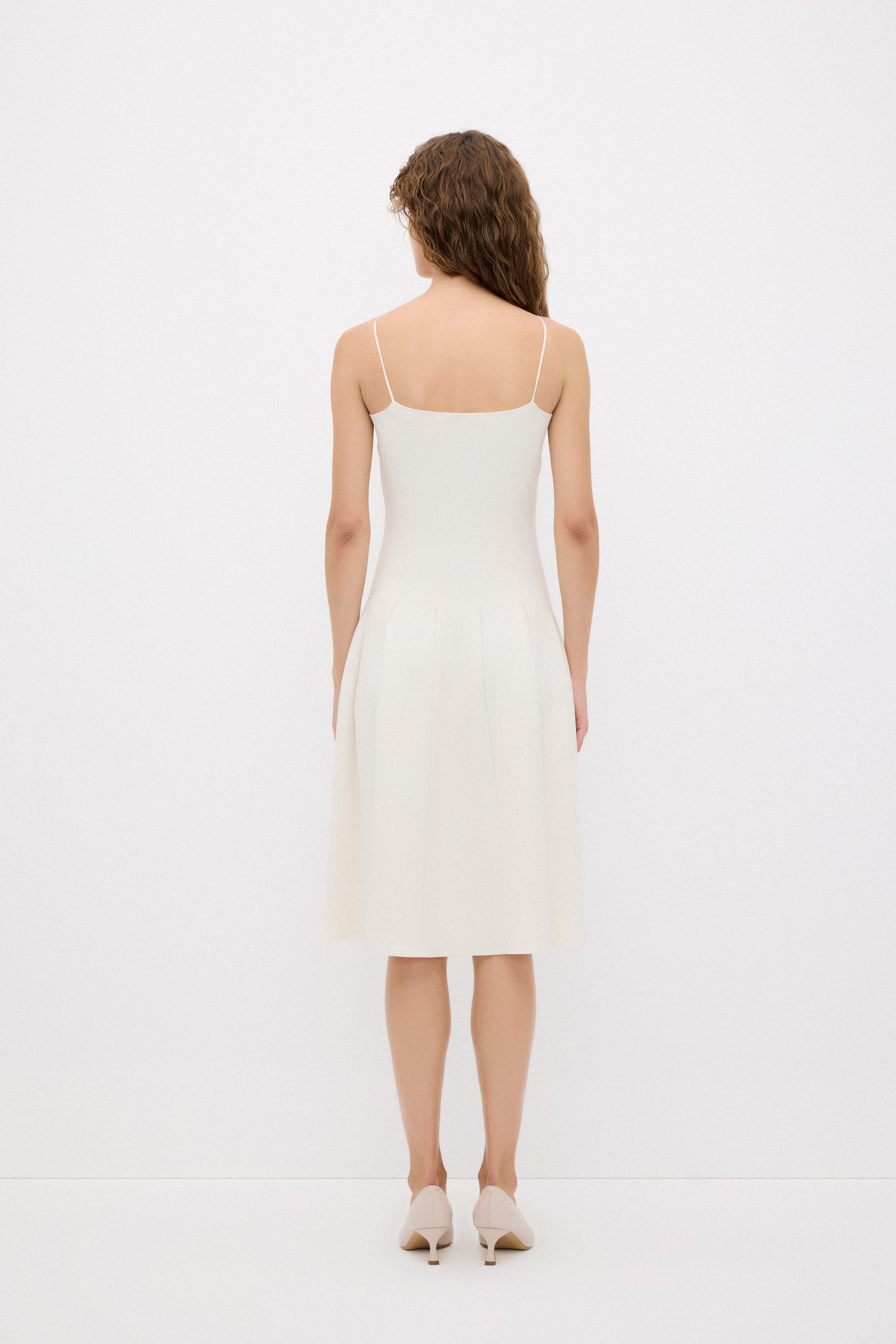 adL Cocktailkleid Trägerloses Strickkleid