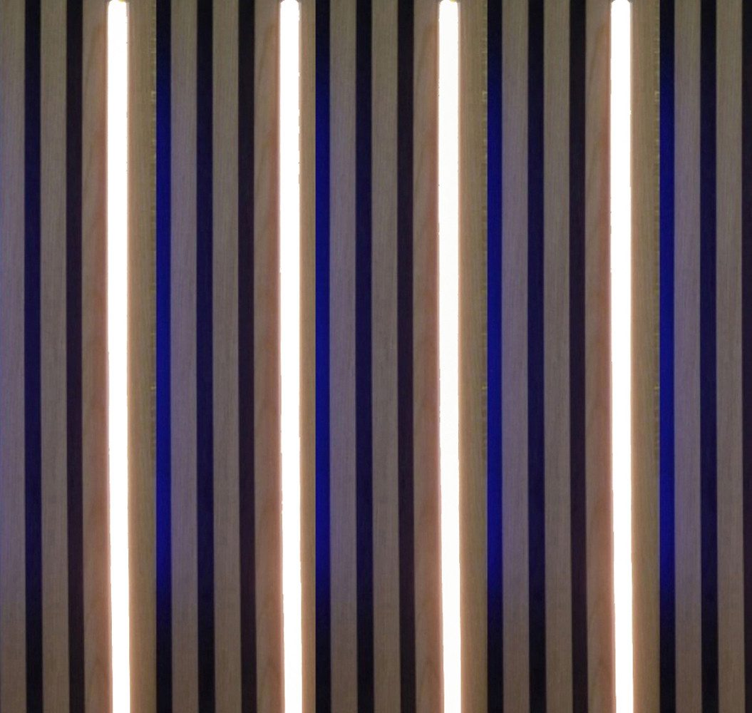 XENON LED Dekolicht 3700 LED Leuchte Kunst. Schiene 4x125cm Netzteil Neutral Weiß, Xenon / Neutral Weiß