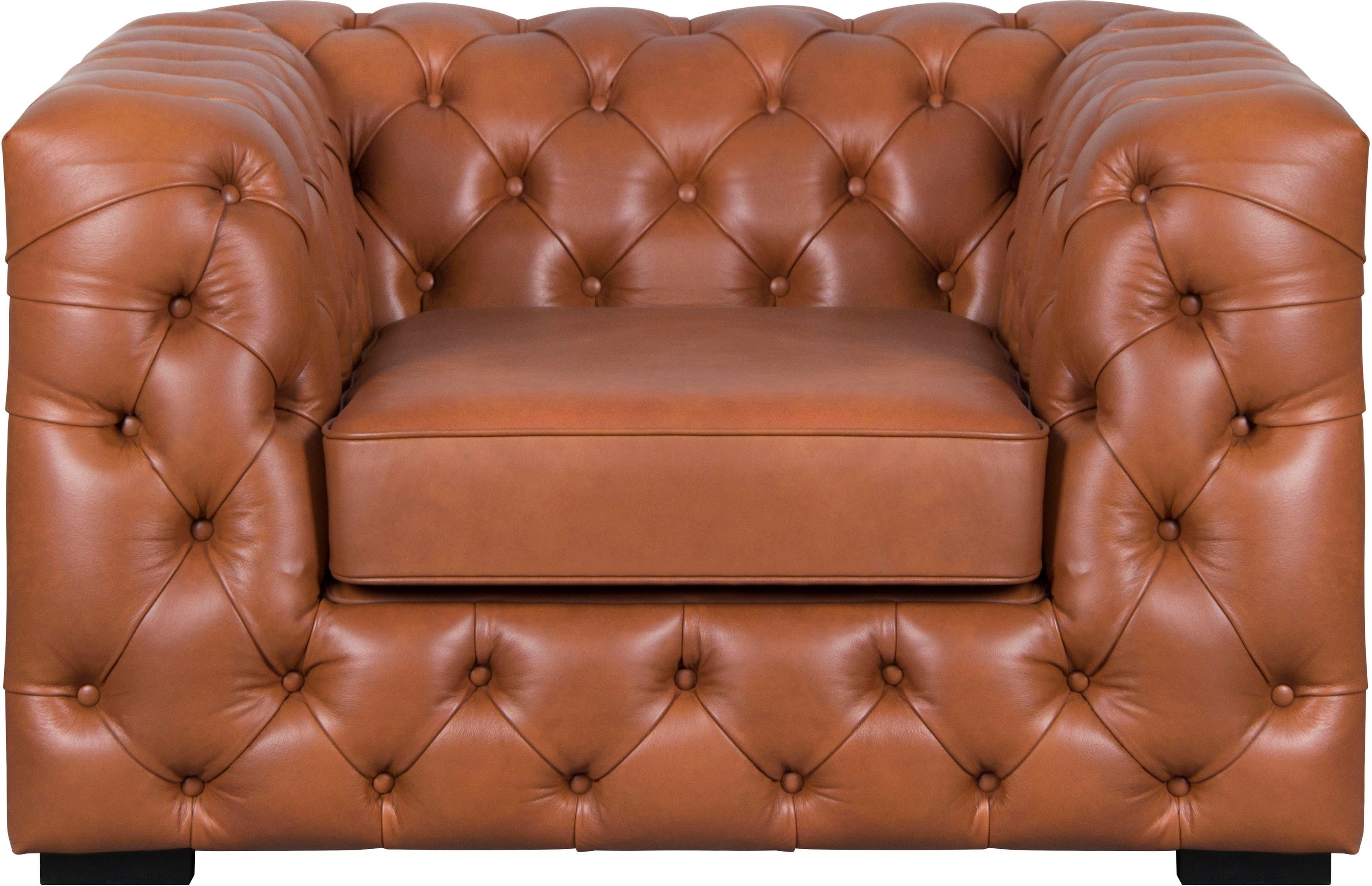 Home affaire Chesterfield-Sessel "Kalina Sessel" mit klassischer Chesterfie günstig online kaufen