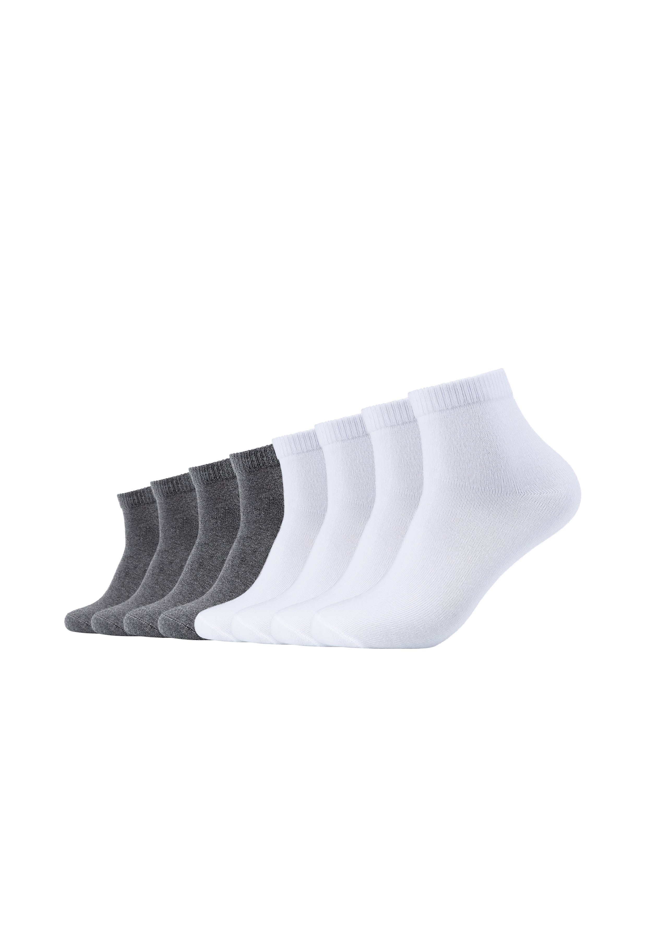 grau, s.Oliver 8er Socken Essentials im (8-Paar) weiß Pack praktischen