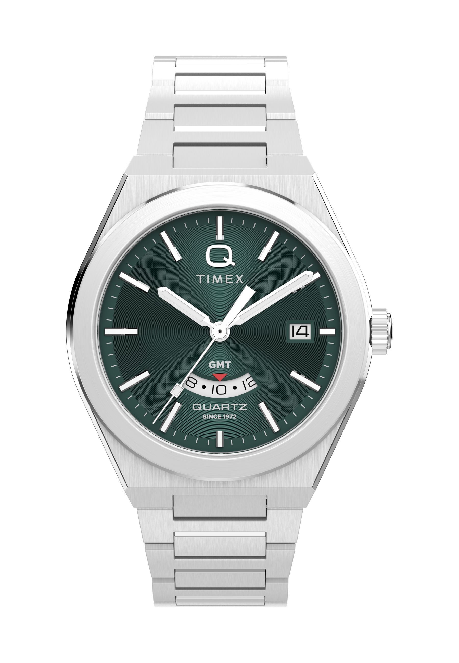 Timex Quarzuhr Q Timex Continental GMT, (1-tlg., Not a set – not applicable to this product), Quarz Analog