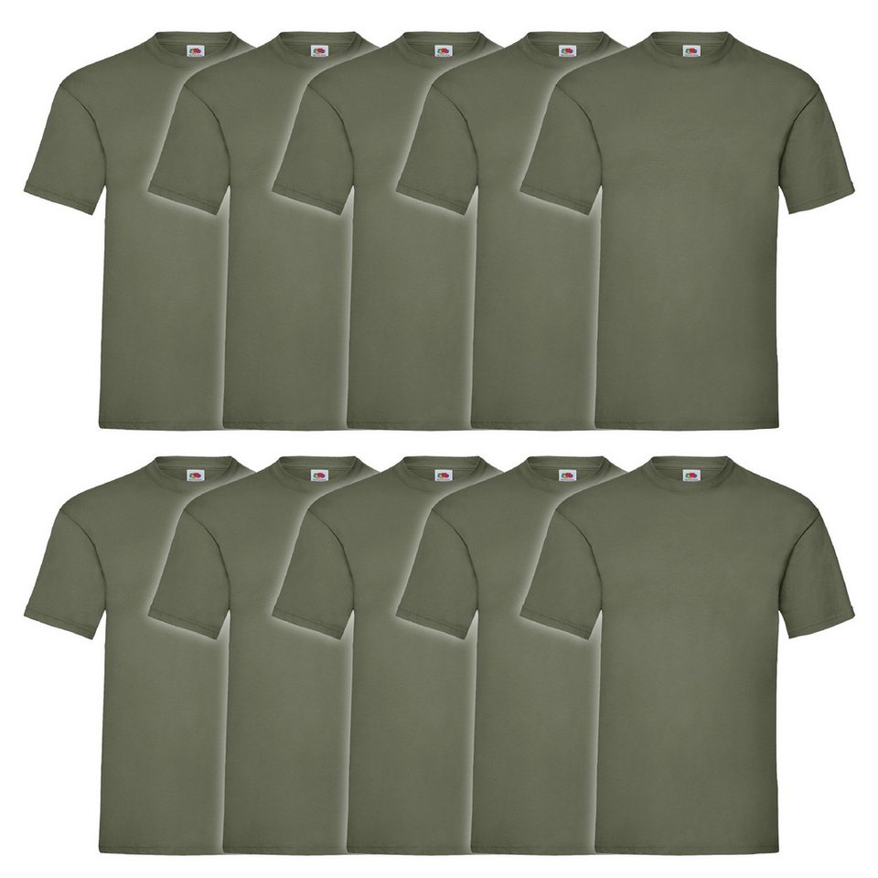 Fruit of the Loom Rundhalsshirt Fruit of the Loom Valueweight T 10er Pack