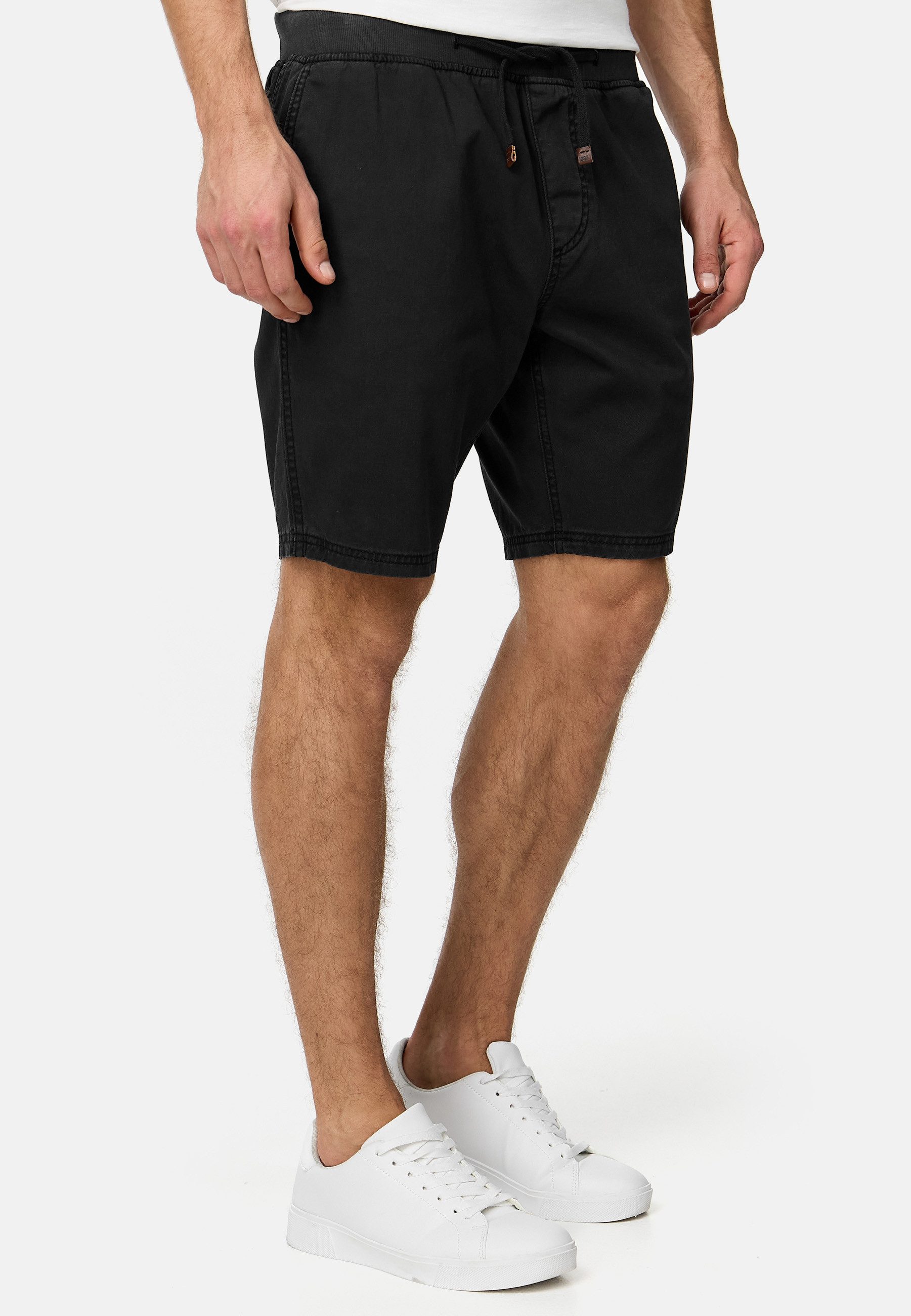 INDICODE Chinoshorts Herren Carver Chino Shorts Herrenshorts mit elastischem Bund und Kordelzug