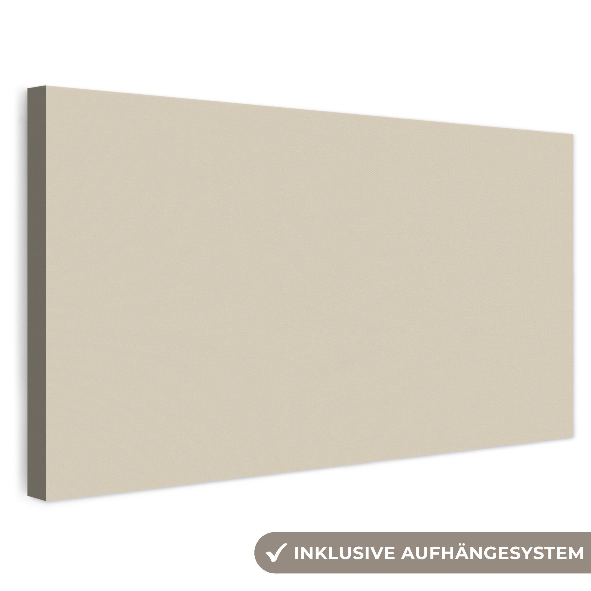 OneMillionCanvasses® Leinwandbild Panorama Gebacken – Keks – Nude, Fotodruck (1 St), Wandbild, Deko Schlafzimmer Wohnzimmer Flur 40x20 cm