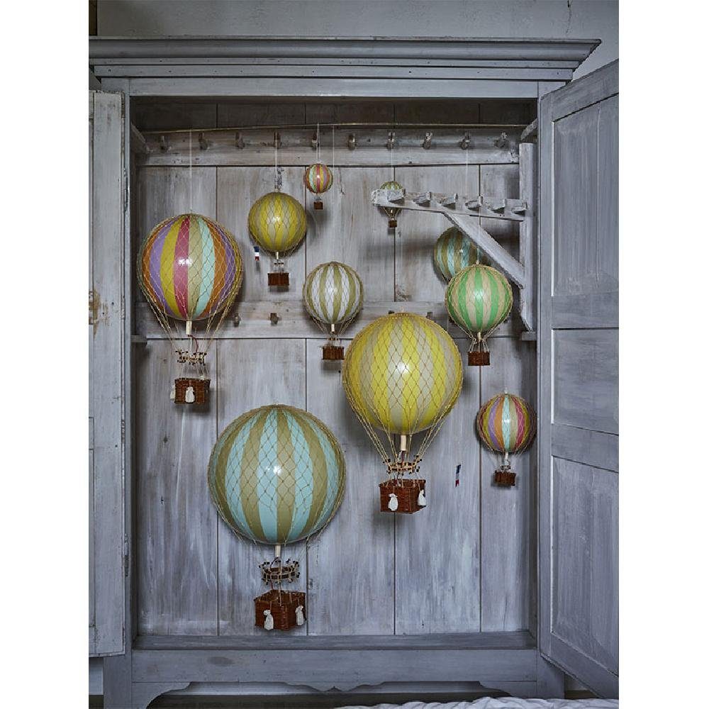 Dekofigur Light (8cm) Grün Travels Ballon AUTHENTIC MODELS