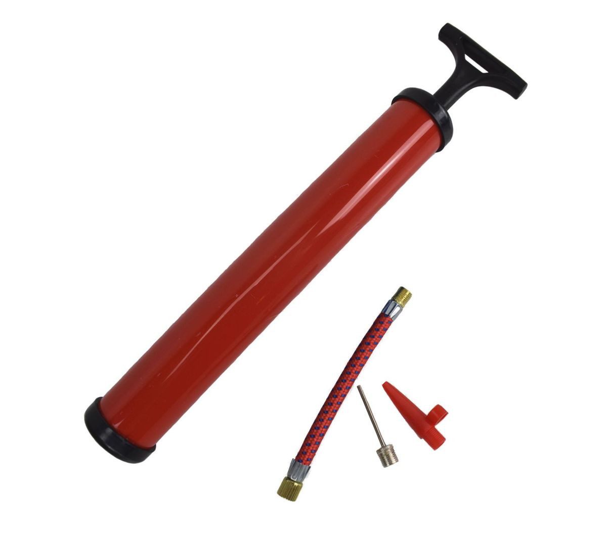 BENSON OUTDOOR Luftpumpe Ballpumpe in rot oder blau ca. 28 cm lang