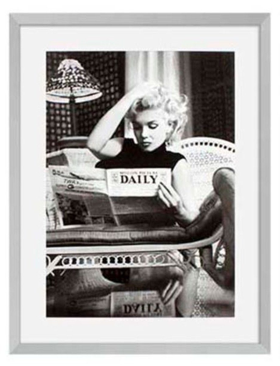 - Padrino 2er cm Set Luxus H. Wanddekoration Marilyn Bilder 69 89 Casa x Bilderrahmen Silber Monroe
