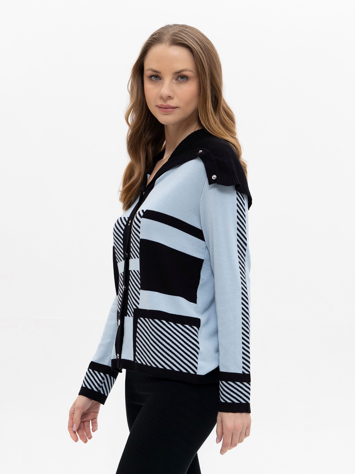 Passioni Cardigan im Colourblock-Print günstig online kaufen