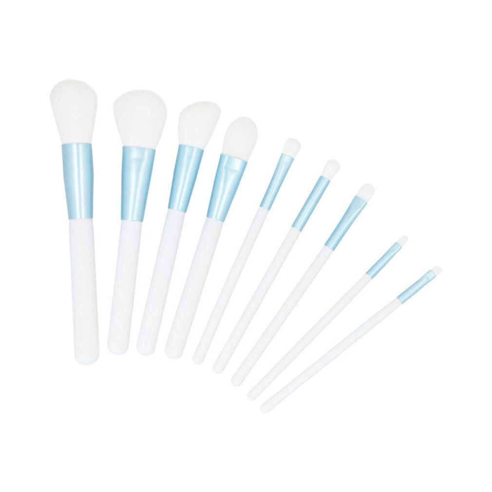 MIMO Augenbrauenpinsel MIMO 9 stck makeup Pinsel-Set, Weiss
