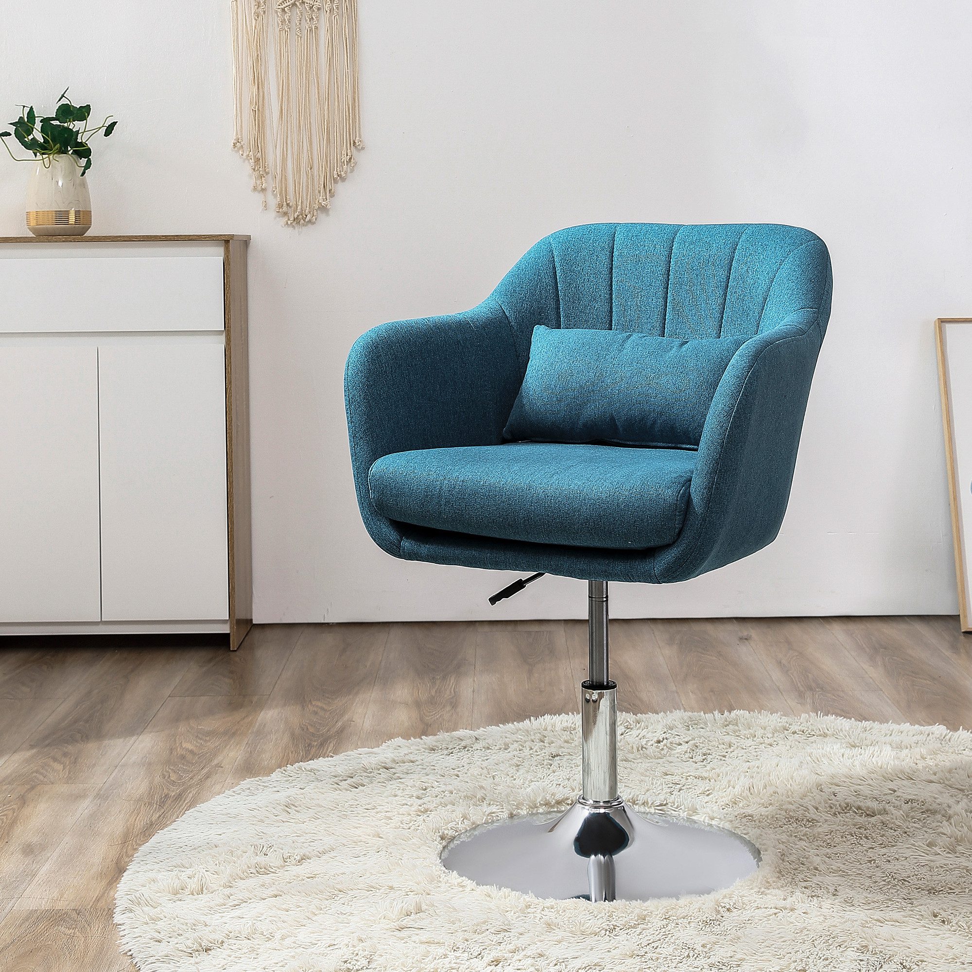HOMCOM Relaxsessel Loungesessel mit Armlehne, Lendenkissen günstig online kaufen