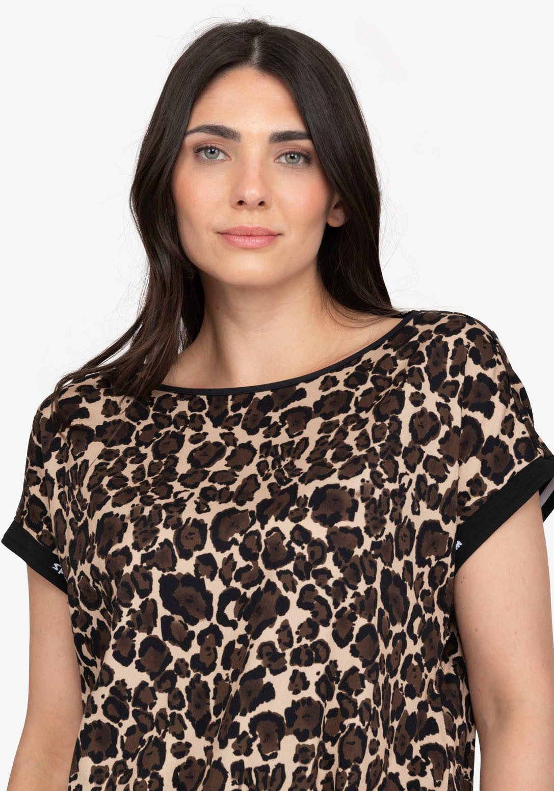 Sportalm Kitzbühel Schlupfbluse mit Animalprint