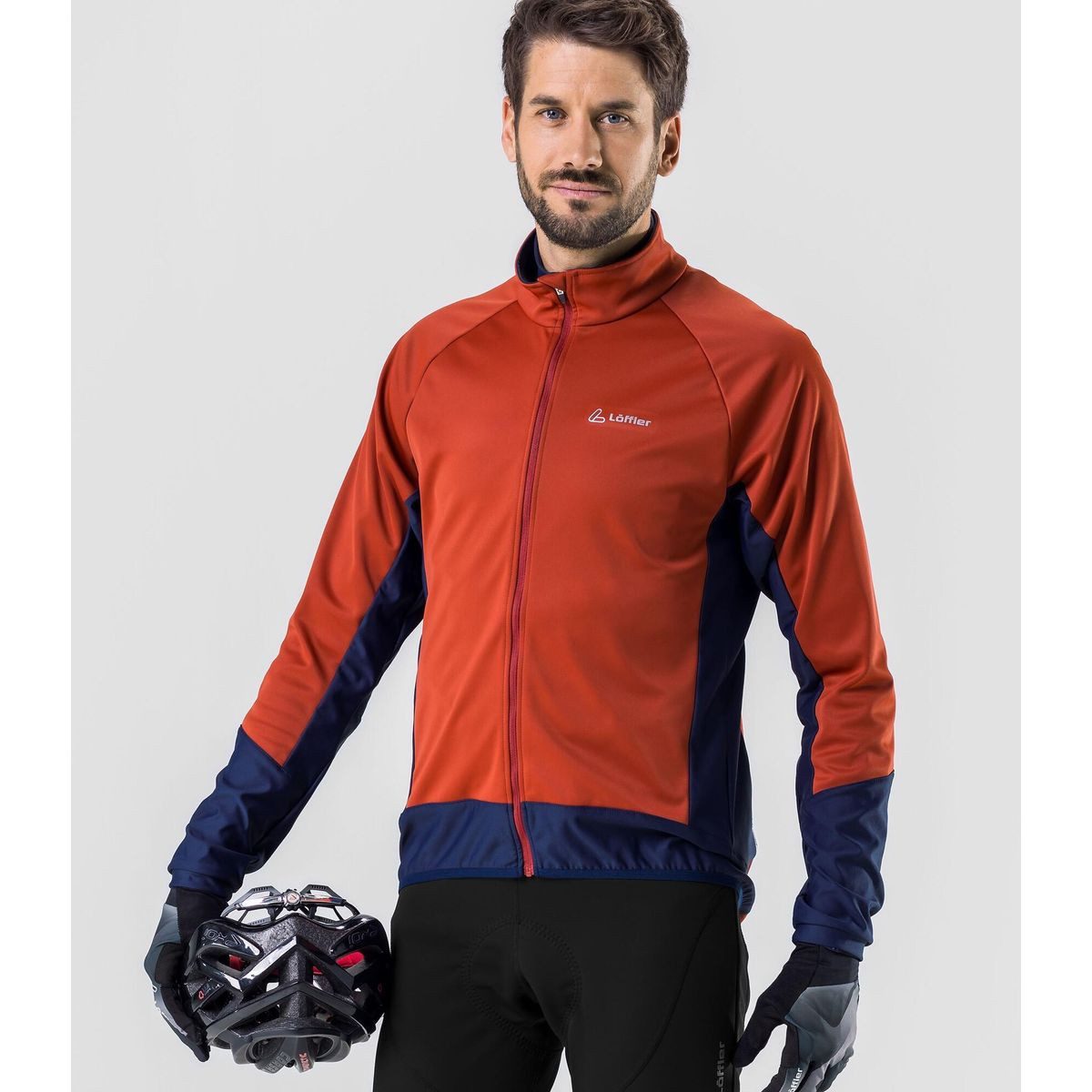 Löffler Fahrradjacke Men Bike Jacket Alpha II WS Light Funktionale und stilvolle Radjacke für Herren, die Schutz bei Wind