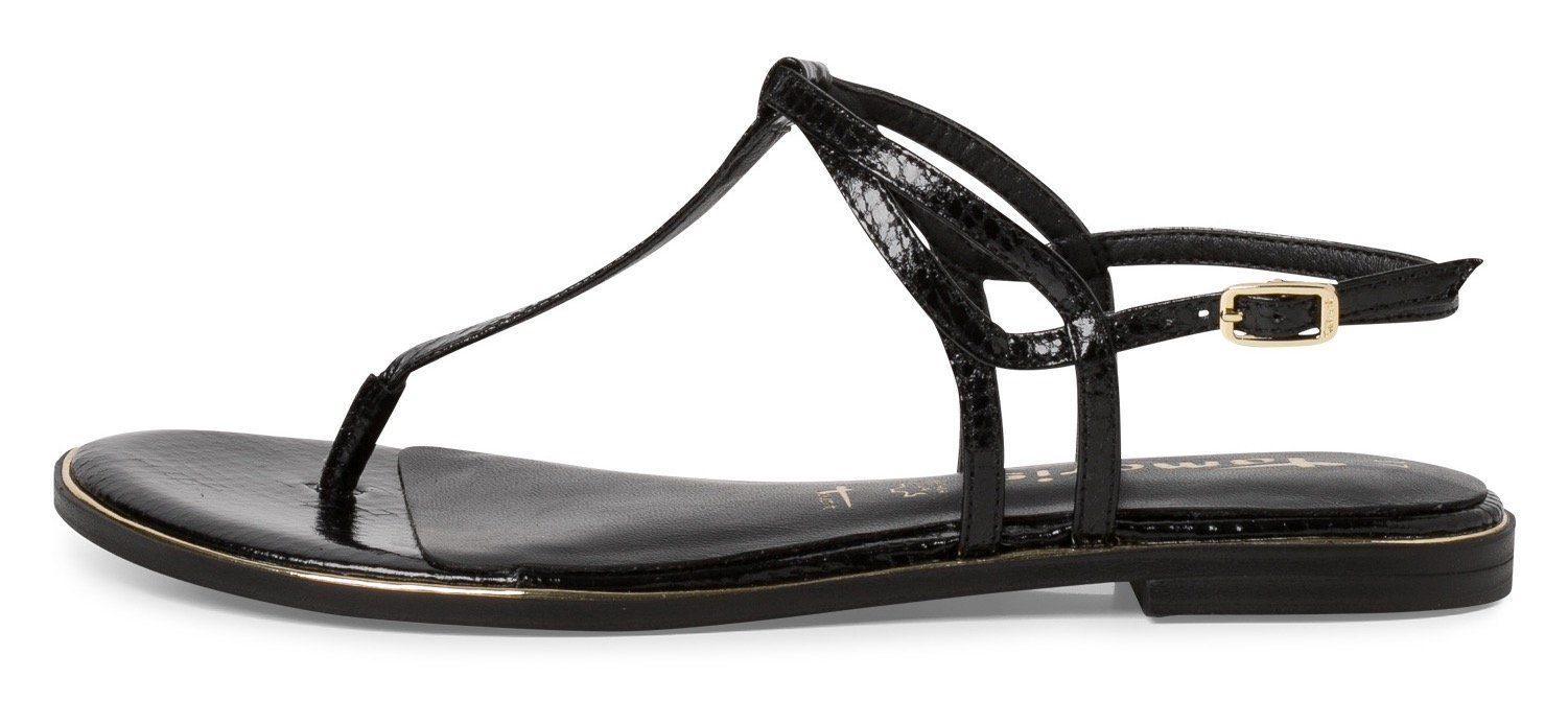 Tamaris Schnallenverschluss schwarz mit Sandale