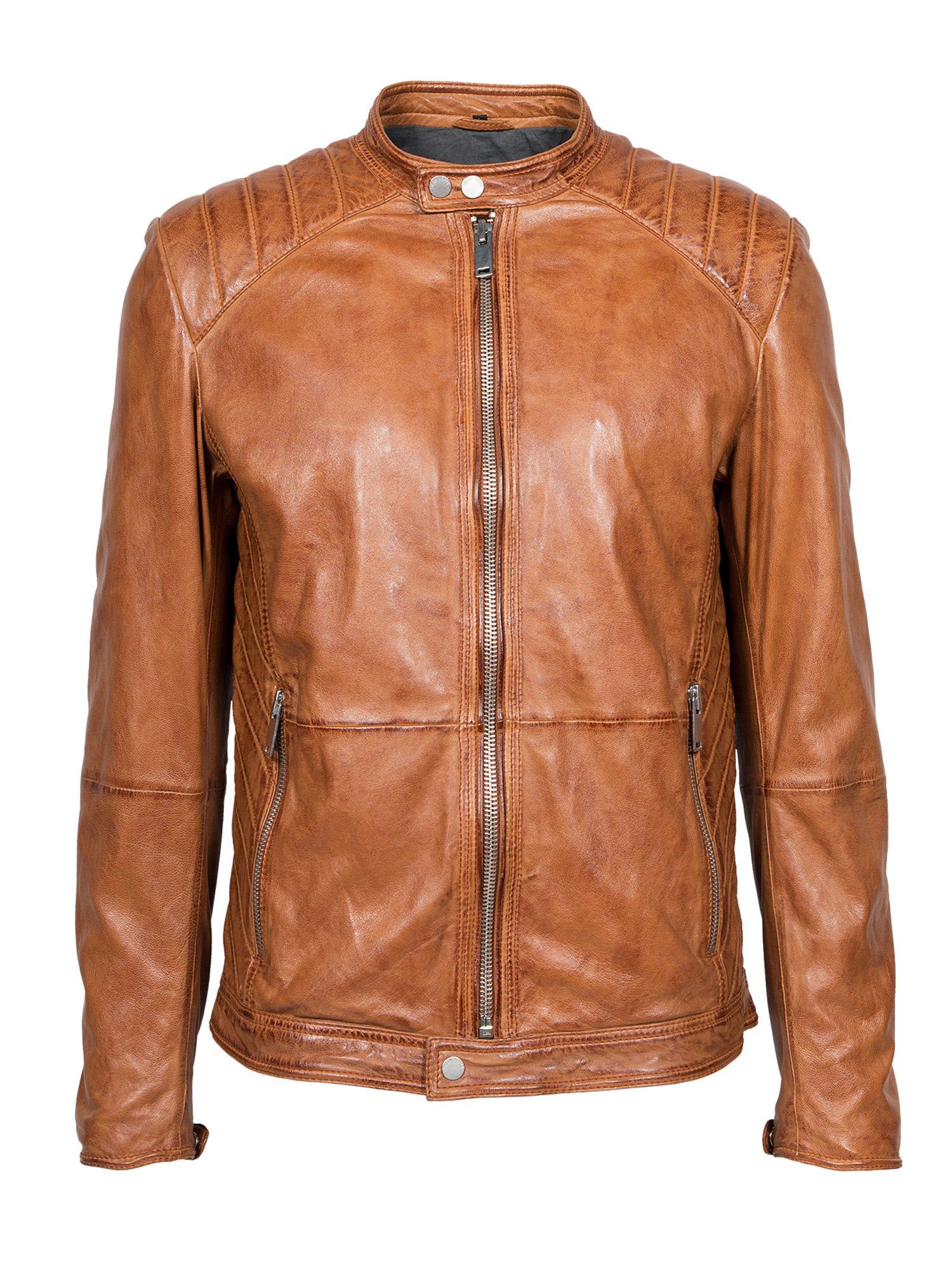 Dylan-FN braun Freaky Nation Lederjacke