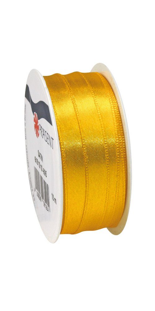 PRÄSENT Bastelband Dekoband Satin 1 cm, 10 m lang