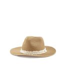 LASCANA Strohhut Sonnenhut, Sommerhut, Kopfbedeckung, Hut im sommerlichen Look mit breiter Krempe und modischem Textilband