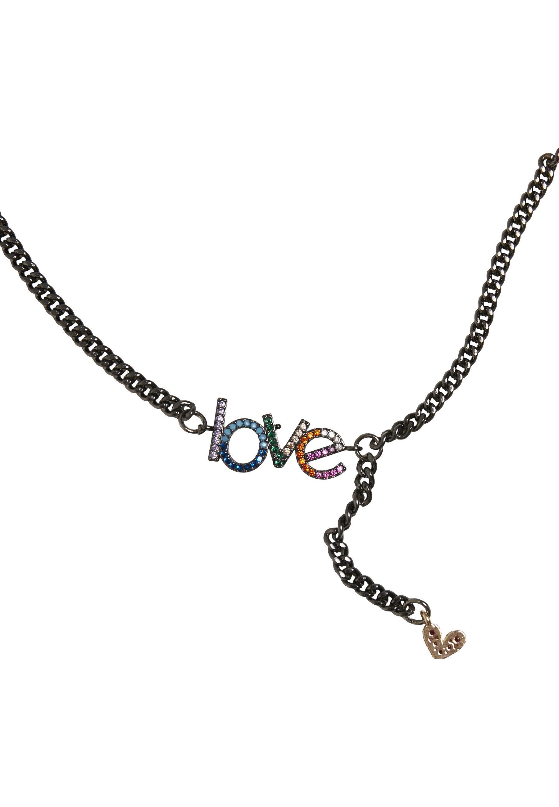 URBAN CLASSICS Edelstahlkette Urban Classics Unisex Love Necklace günstig online kaufen