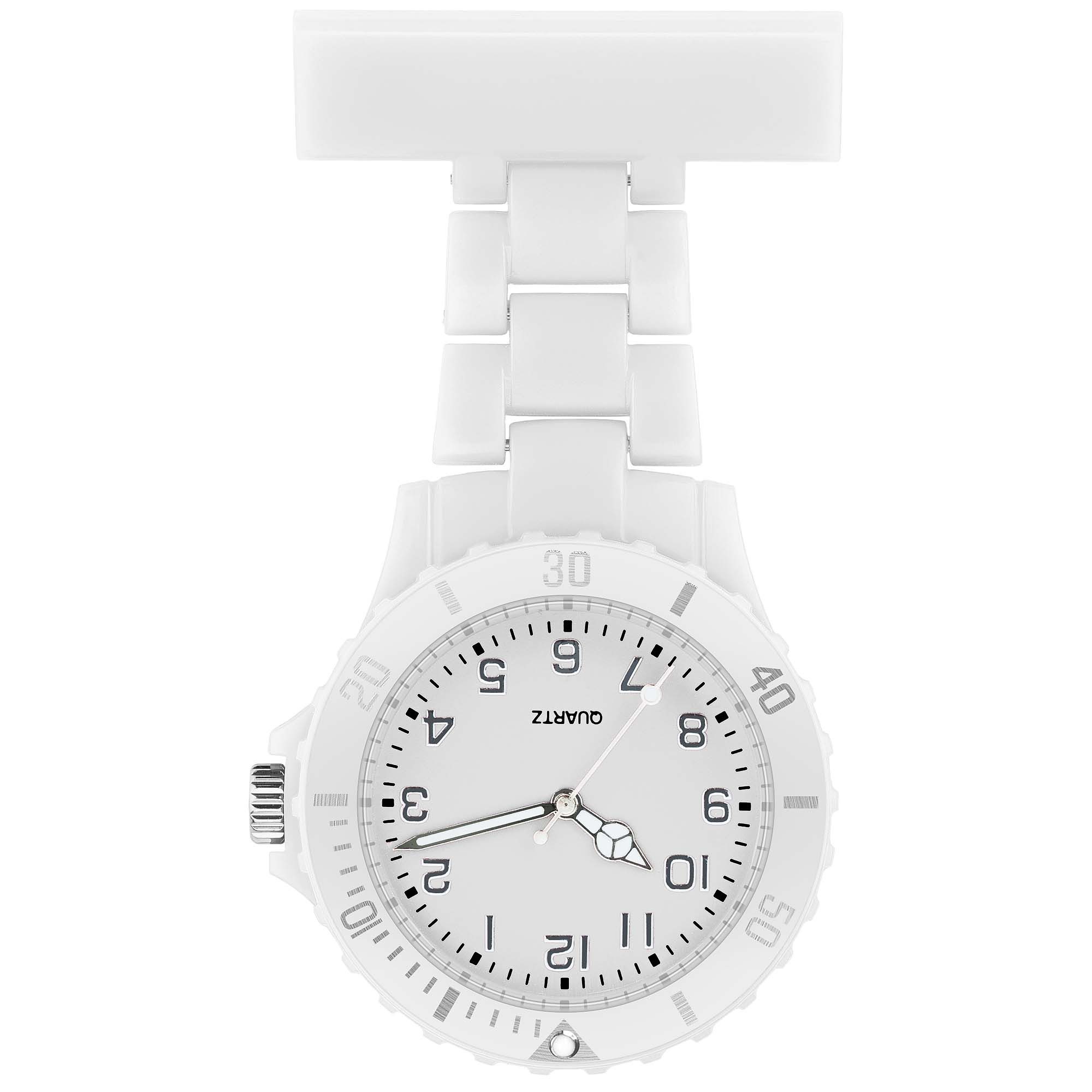 Taffstyle Quarzuhr Schwesternuhr Krankenschwesteruhr Kitteluhr Quarzuhr bun günstig online kaufen